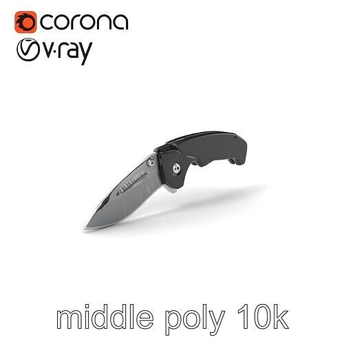 Sleek Utility Knife with Retractable Blade model pack Low-poly 3D model