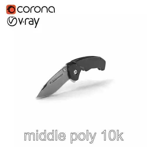 Sleek Utility Knife with Retractable Blade model pack Low-poly 3D model