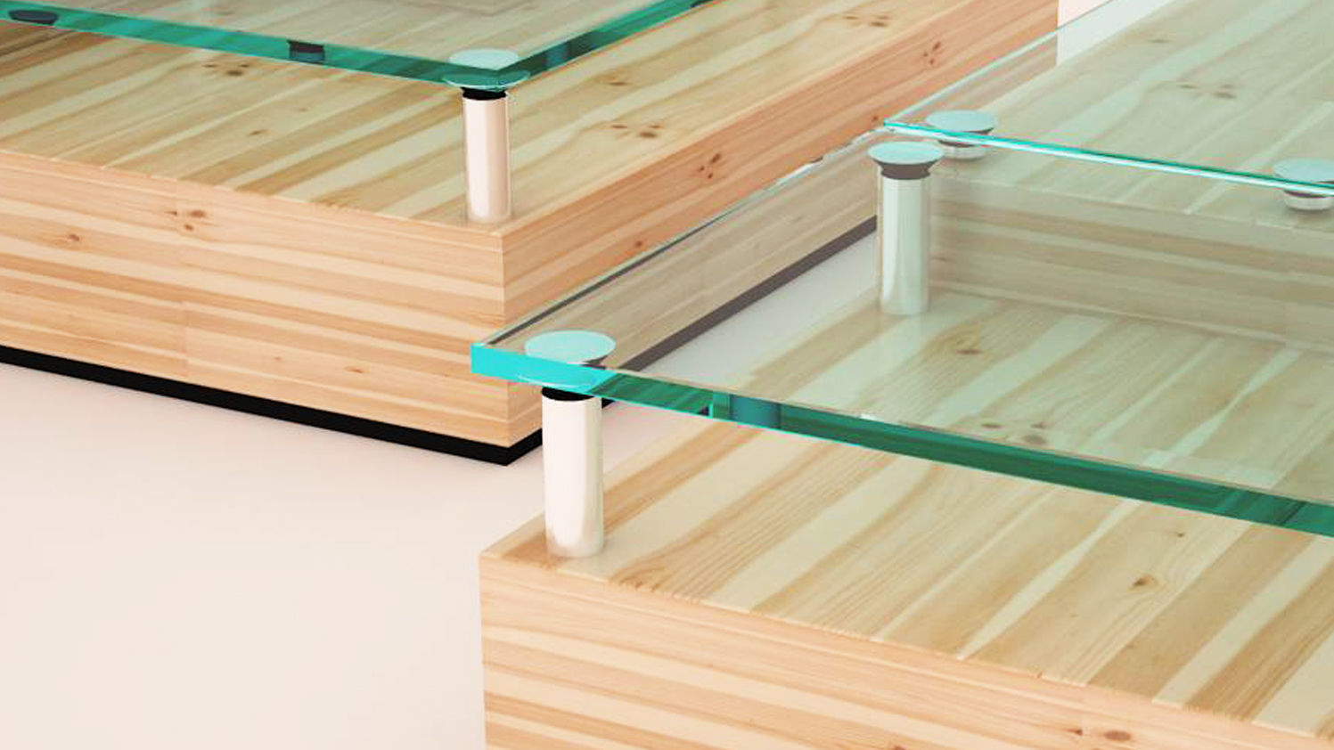 Center Table Low-poly 3D model_4