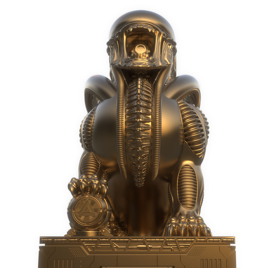 Cyberpunk lion Alien - shaped Lion Anomalous Lion Alien 3D model | CGTrader