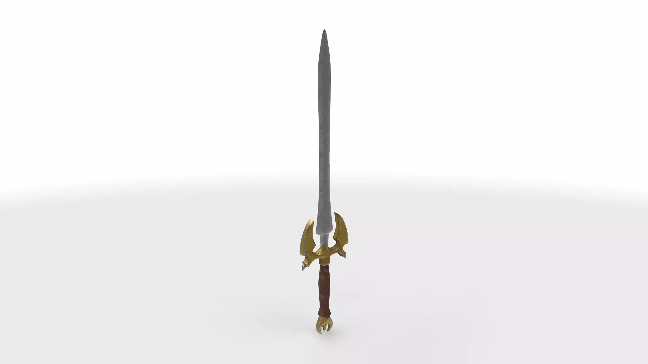 fang sword 3D model_0