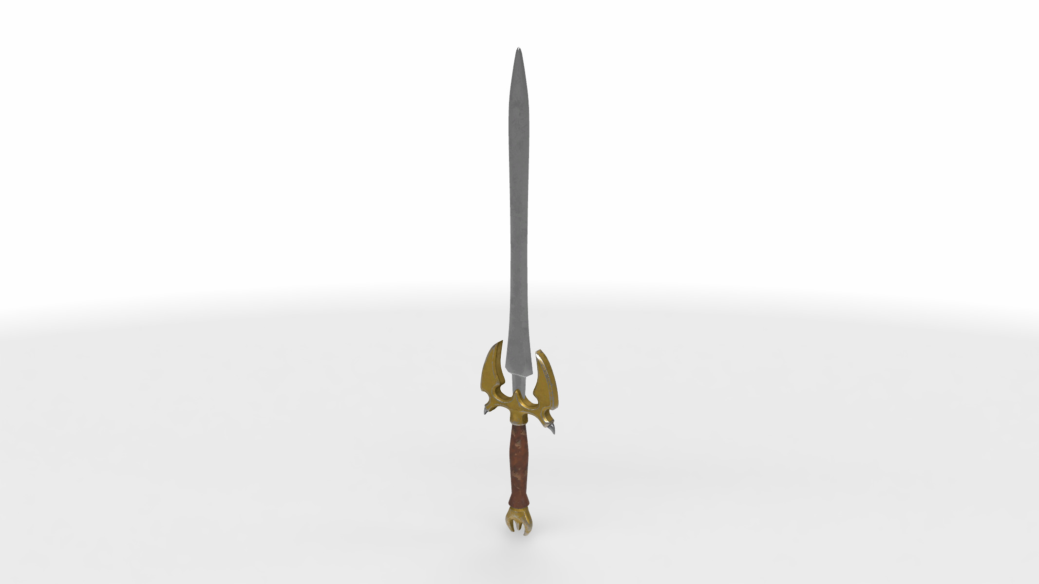 fang sword 3D model_1