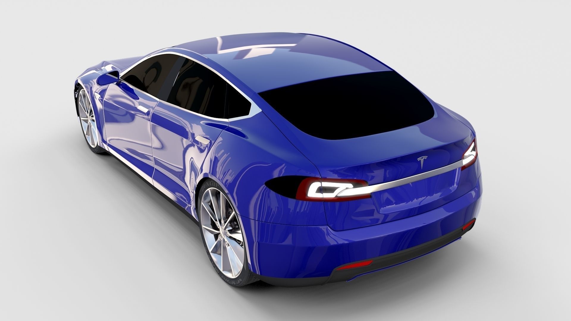 Tesla Model S P85 rev 3D model_34