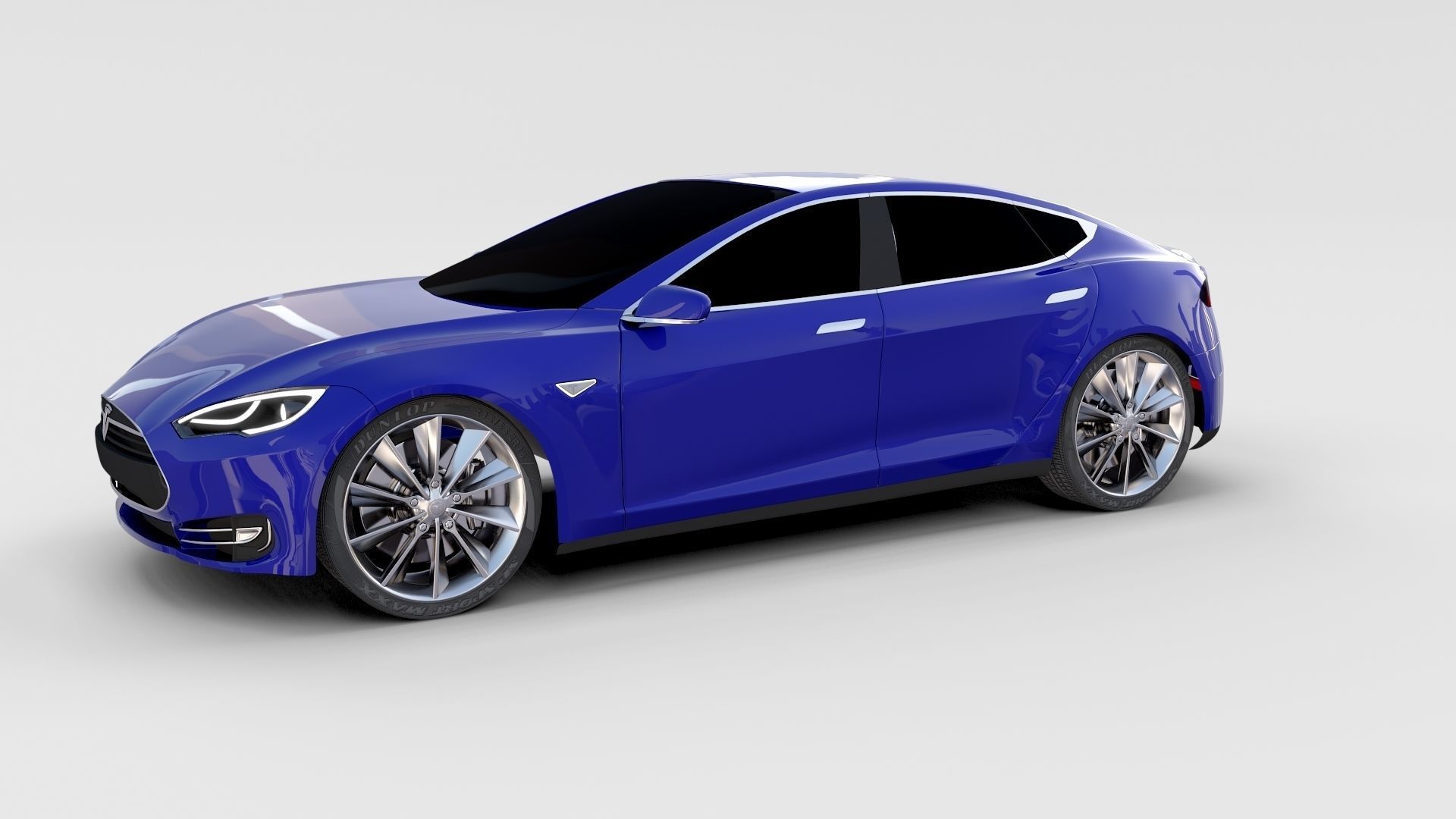 Tesla Model S P85 rev 3D model_23