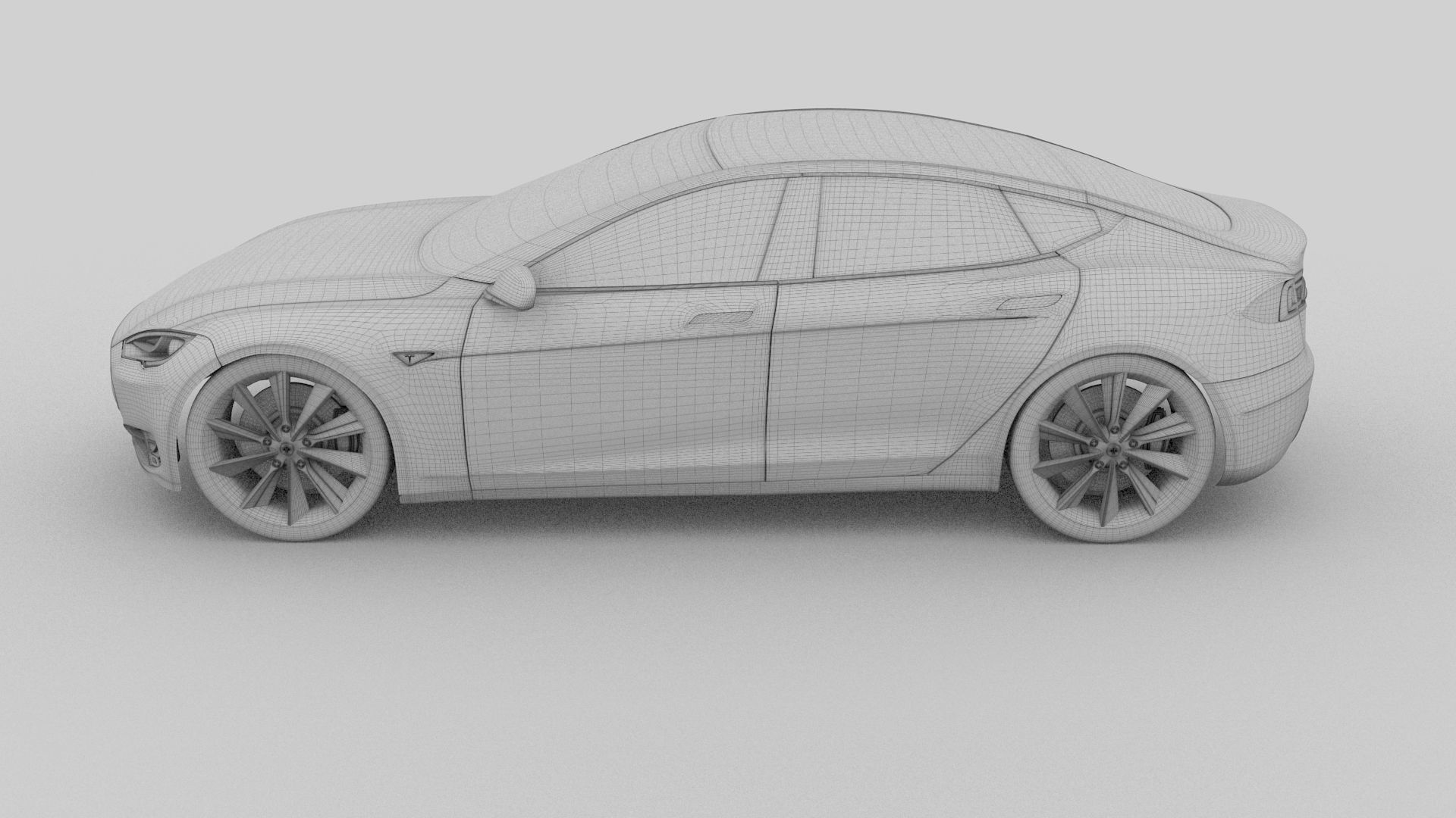 Tesla Model S P85 rev 3D model_7