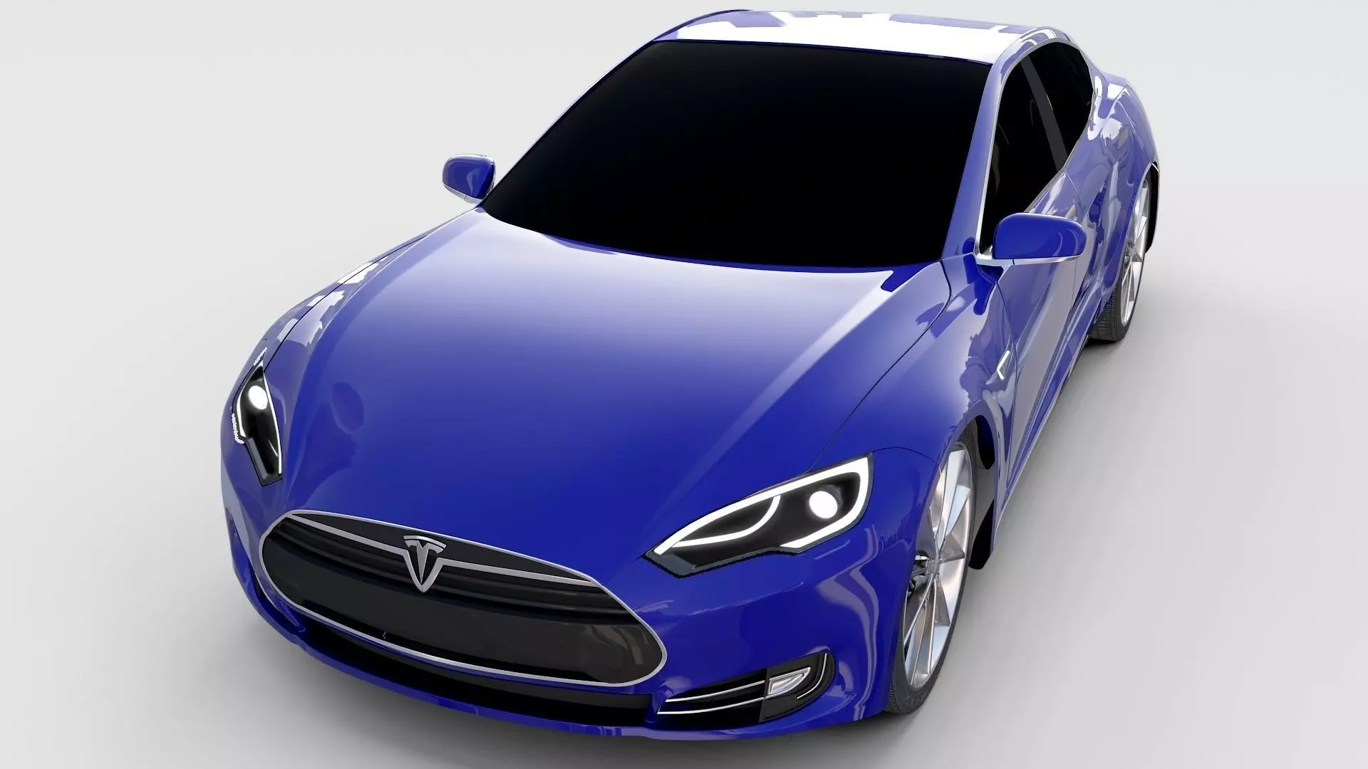Tesla Model S P85 rev 3D model_0