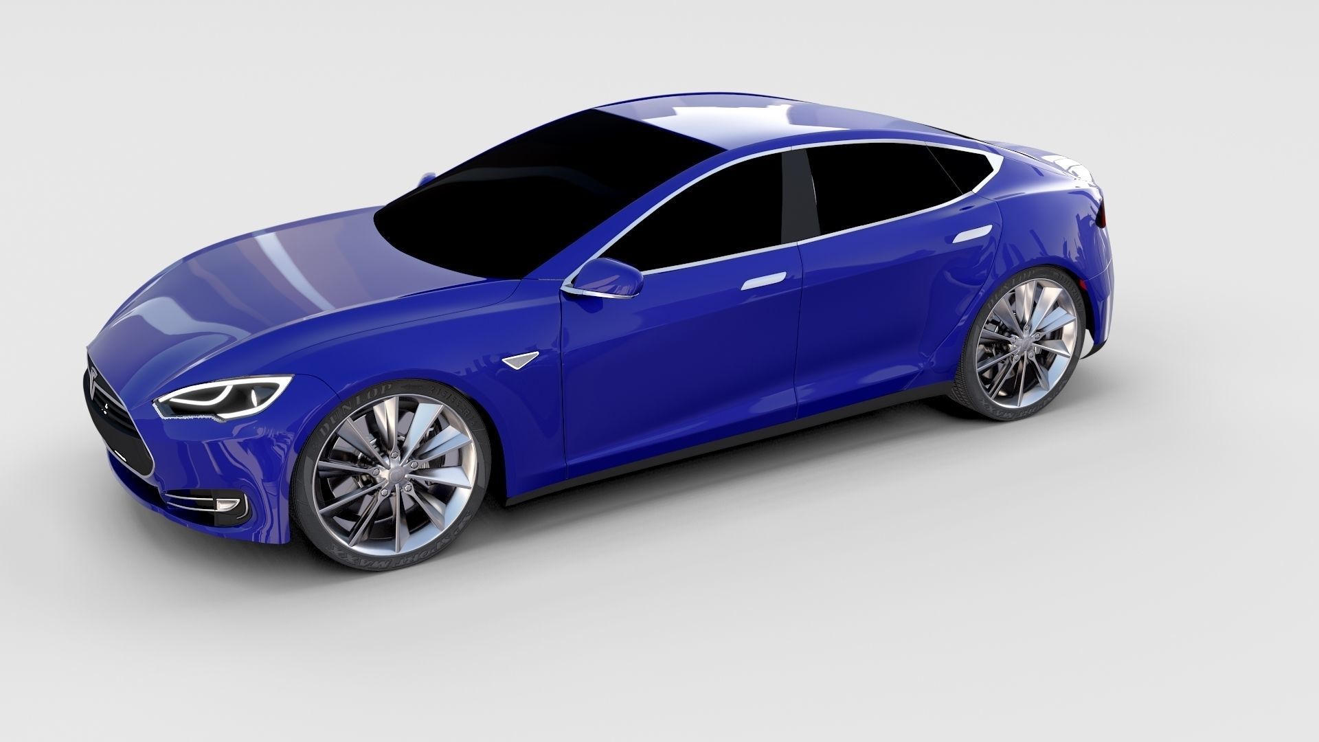 Tesla Model S P85 rev 3D model_1
