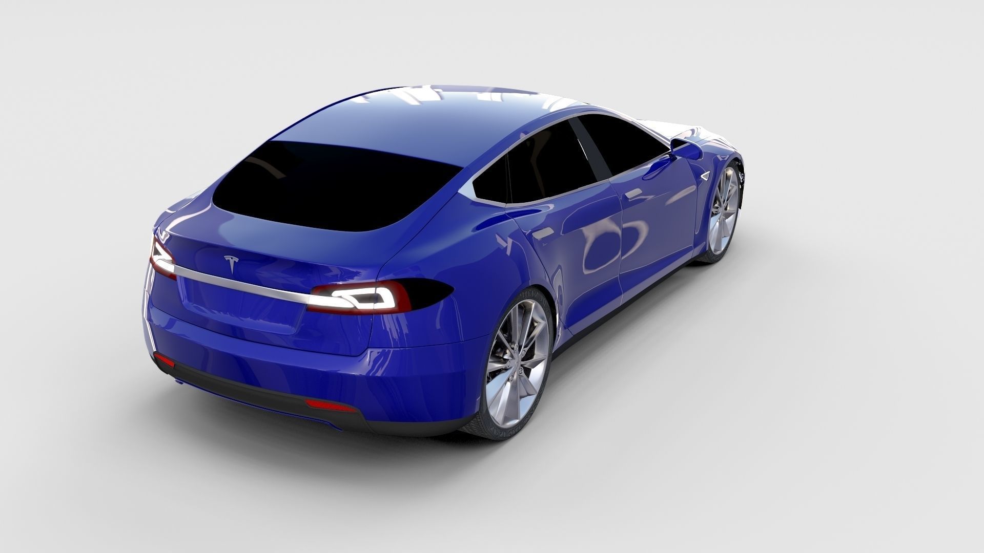 Tesla Model S P85 rev 3D model_2