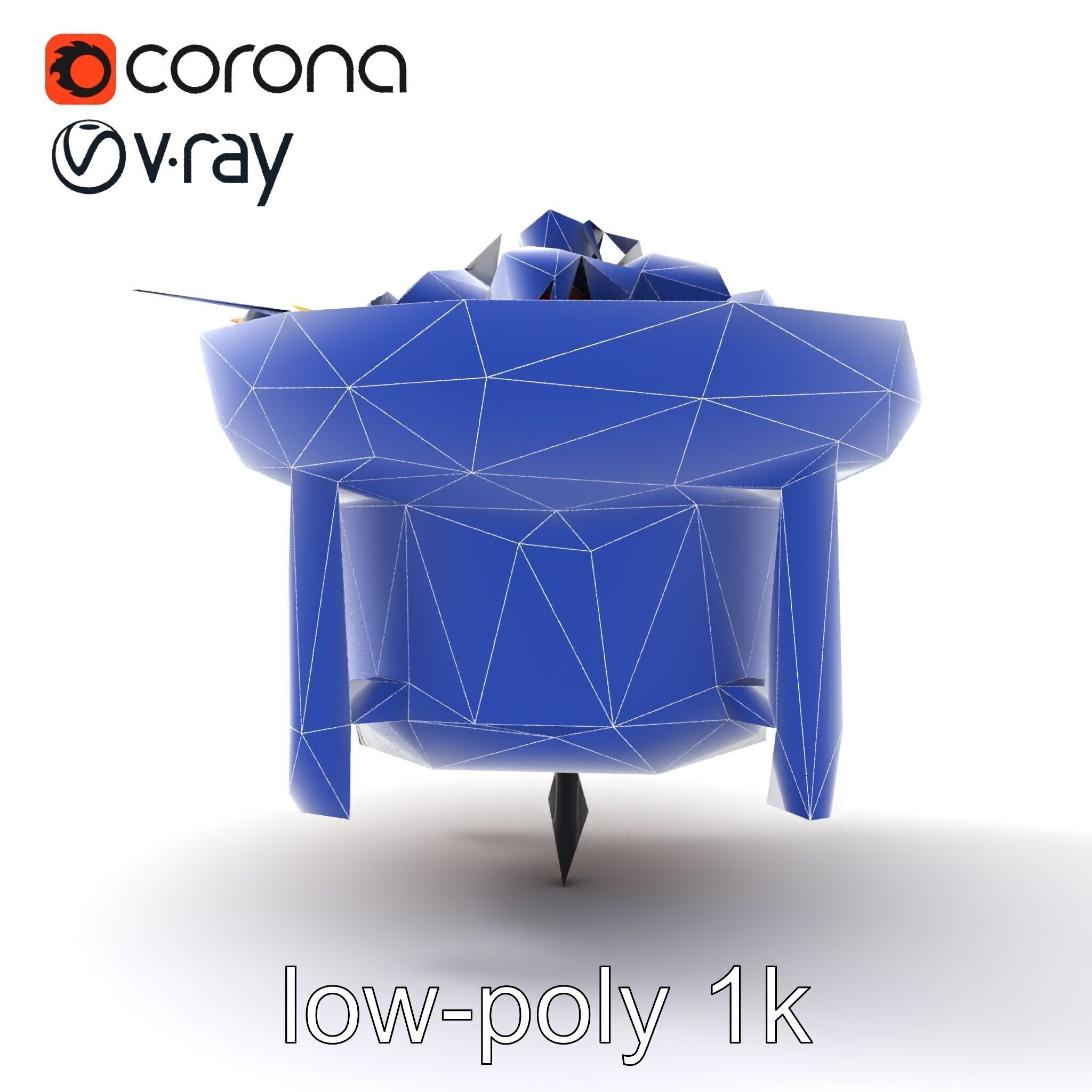 Korean BBQ Grill Table Photorealistic Model Pack Low-poly 3D model_20