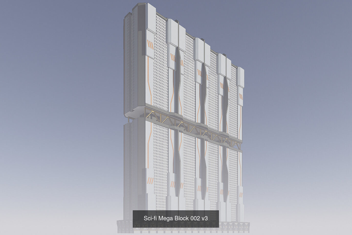 Sci-Fi City Prop Pack Futuristic Cyberpunk 3D Assets 002 3D Model Collection_8