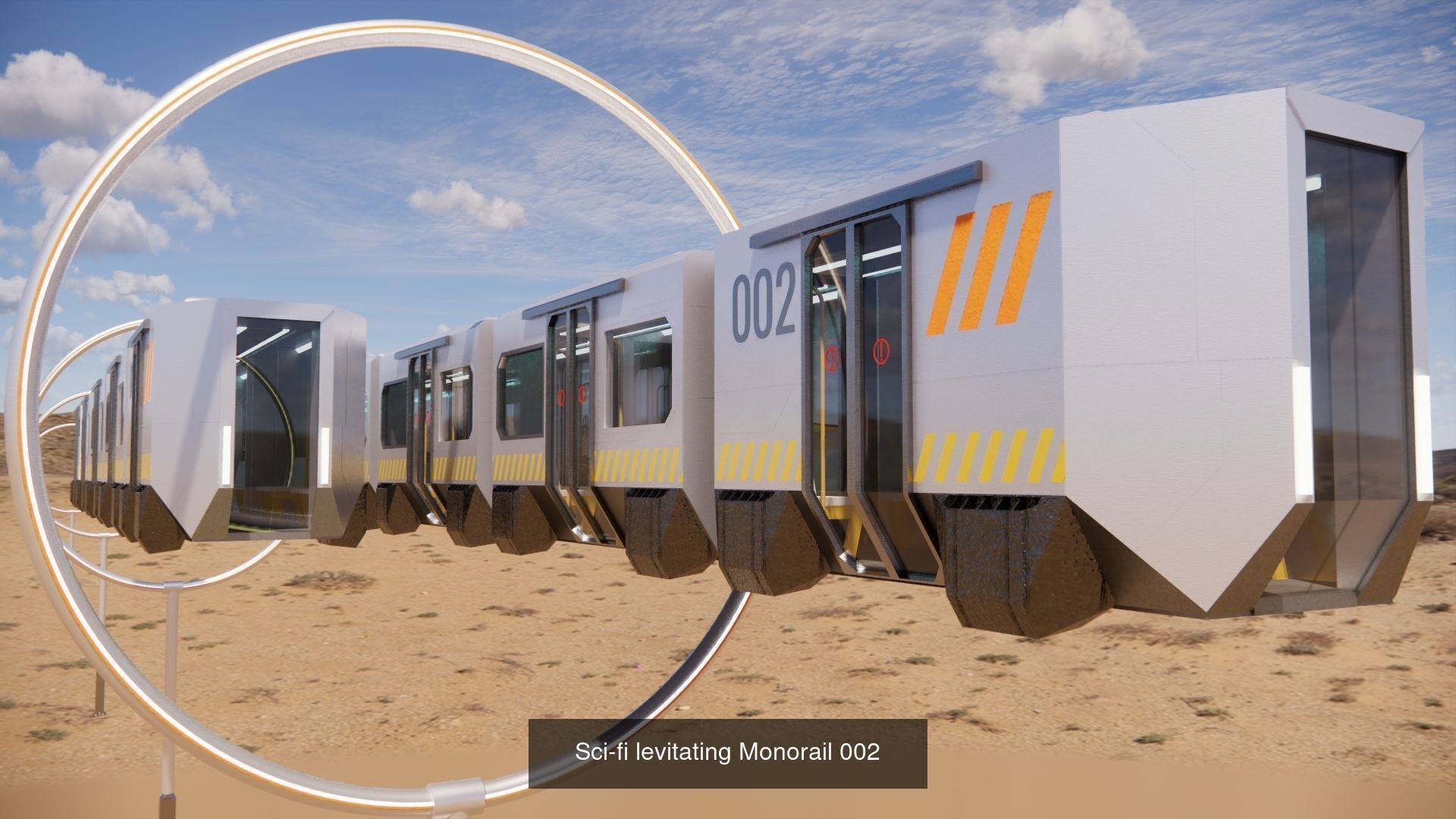 Sci-Fi City Prop Pack Futuristic Cyberpunk 3D Assets 002 3D Model Collection_17