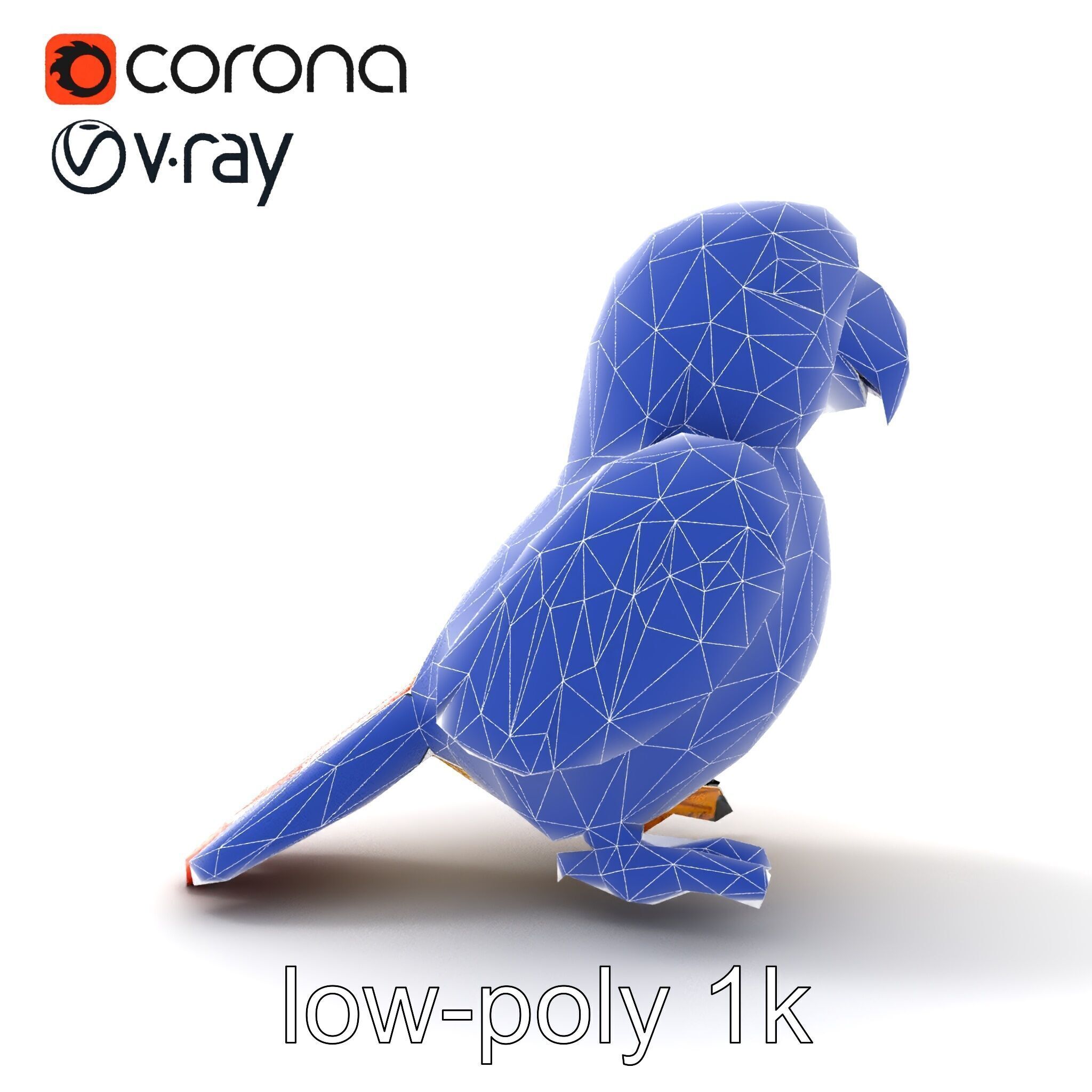 Interactive Talking Parrot Toy model pack Low-poly 3D model_19