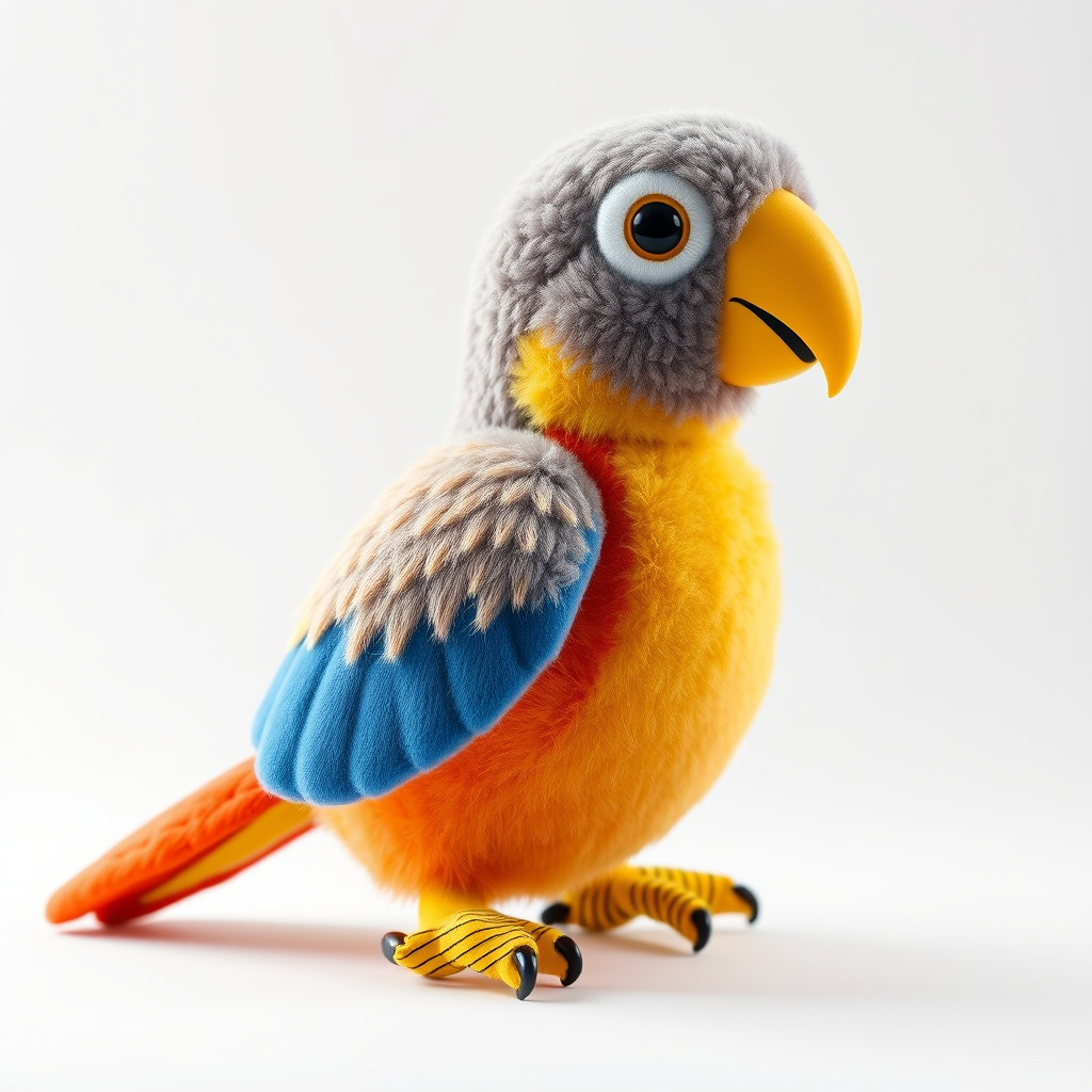 Interactive Talking Parrot Toy model pack Low-poly 3D model_3