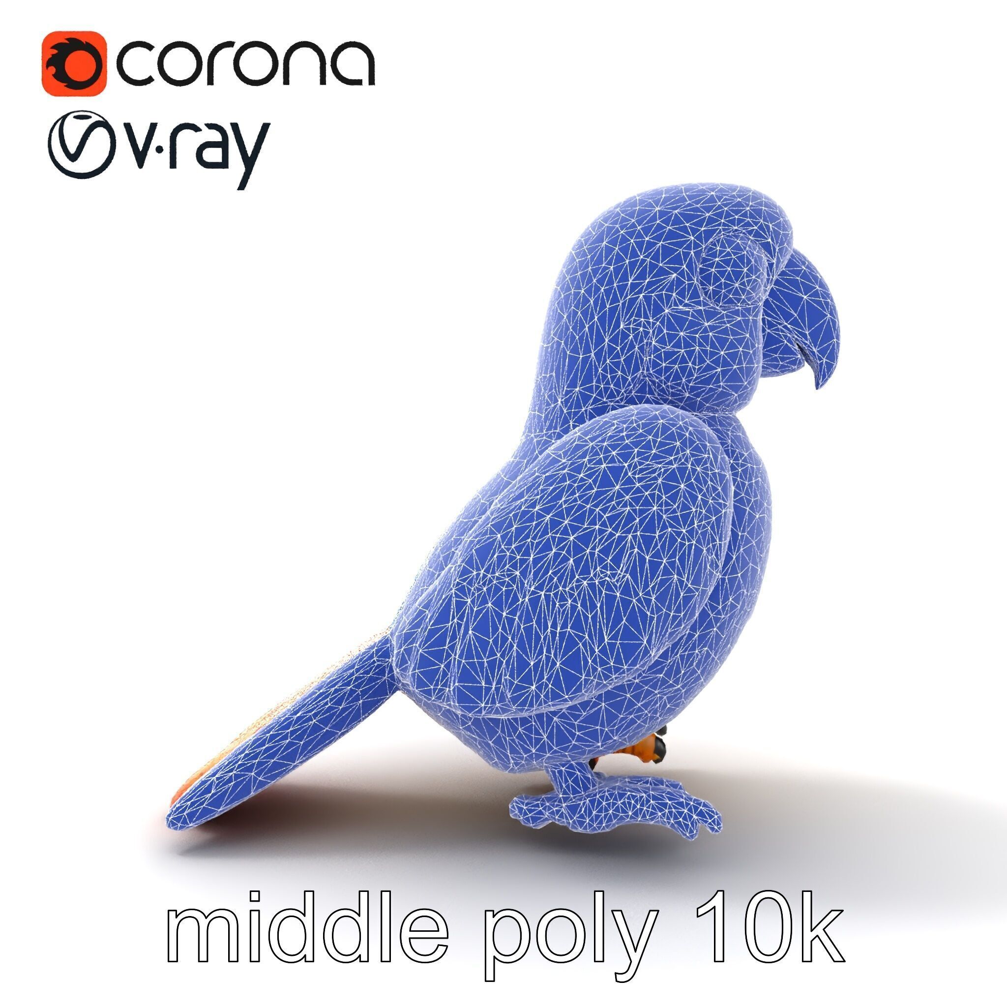 Interactive Talking Parrot Toy model pack Low-poly 3D model_29