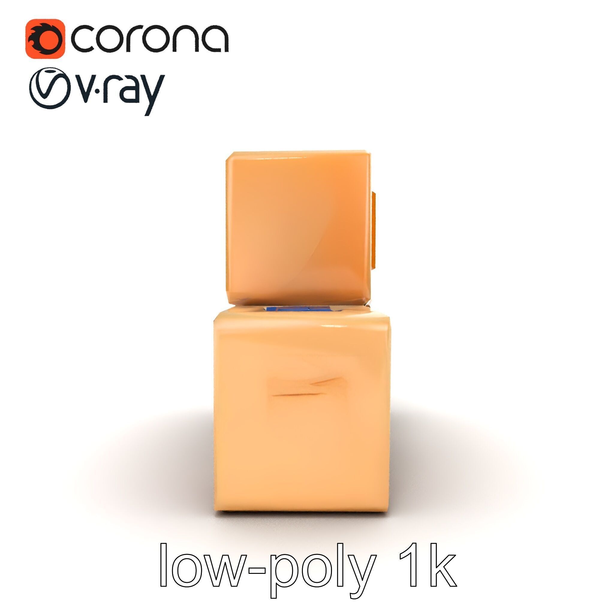 Alphabet Learning Blocks 3D Model Pack Low-poly 3D model_14