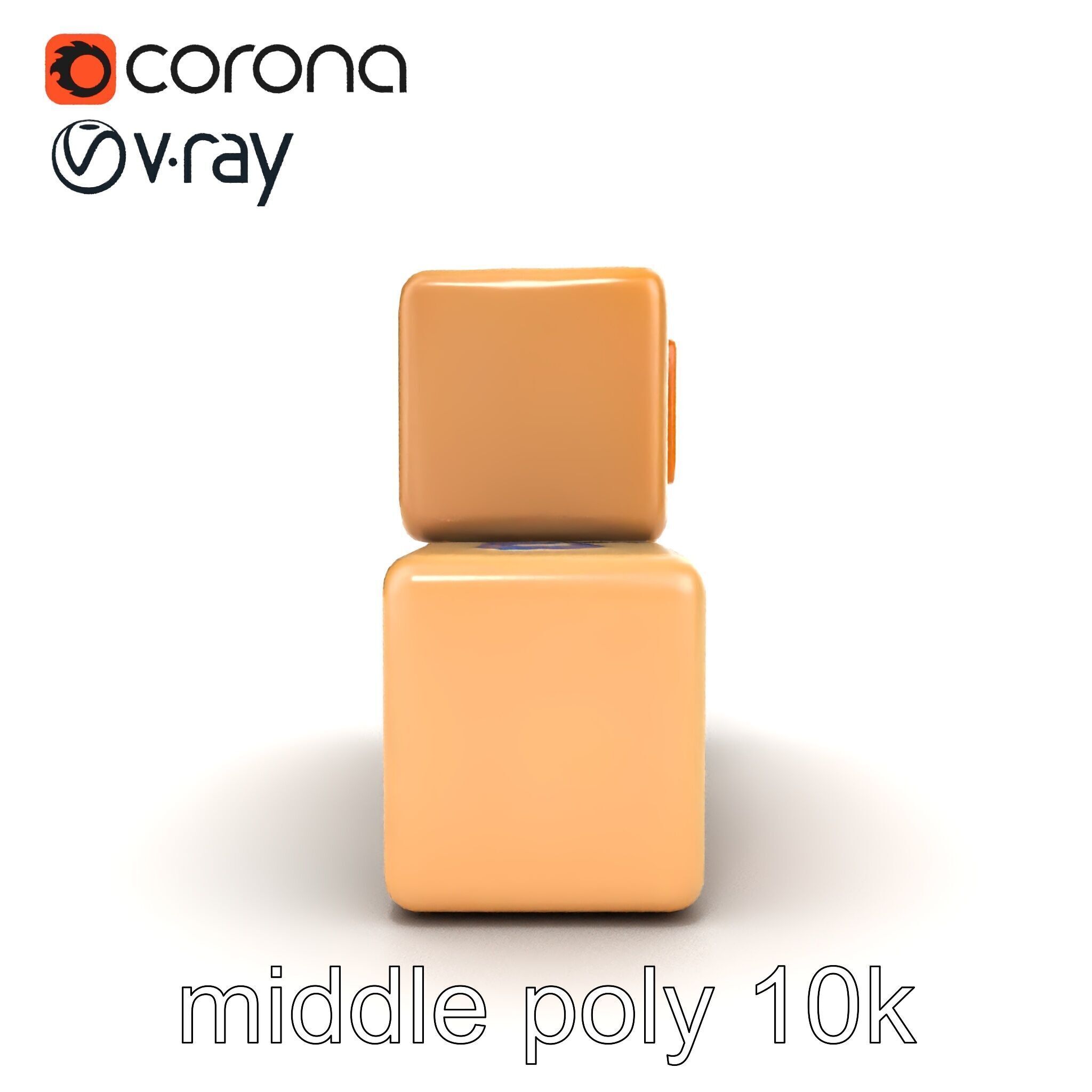 Alphabet Learning Blocks 3D Model Pack Low-poly 3D model_13