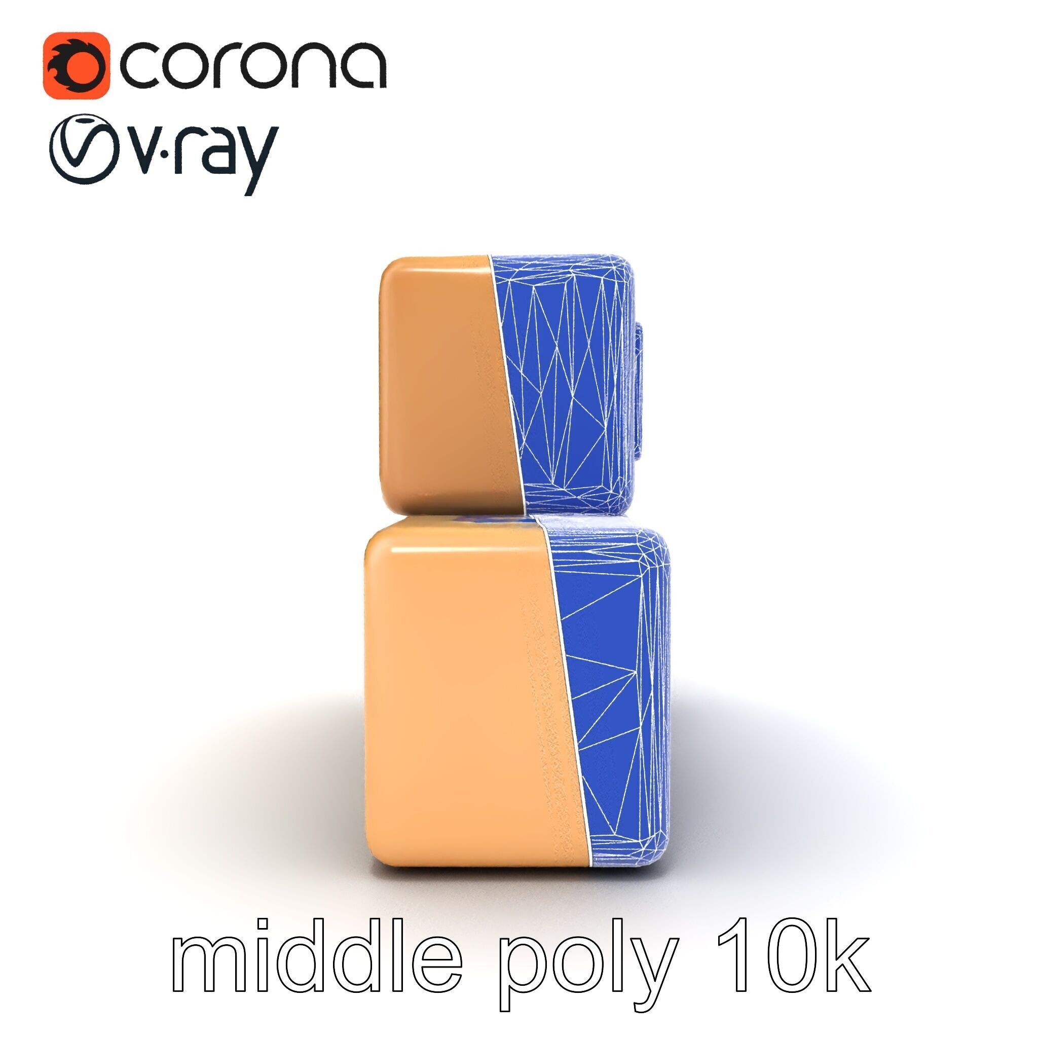 Alphabet Learning Blocks 3D Model Pack Low-poly 3D model_26