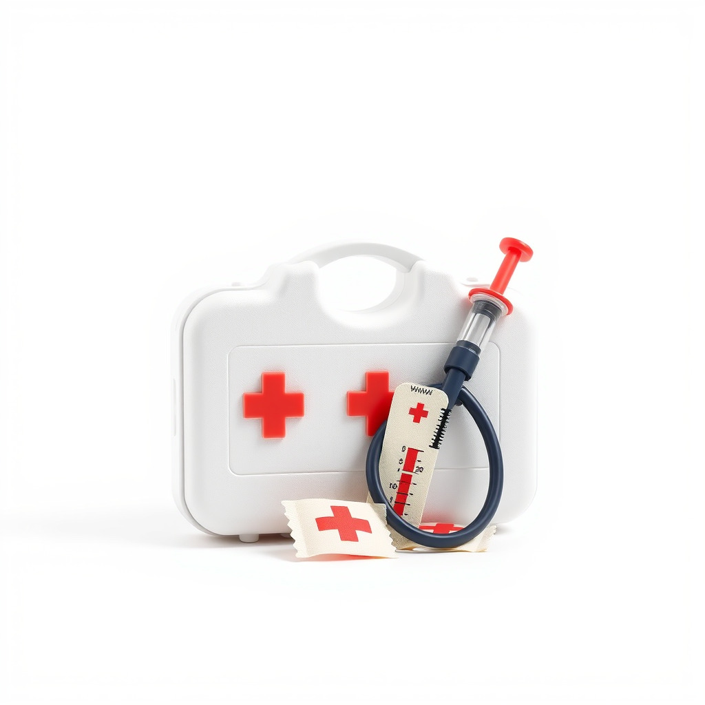 Toy Doctor Kit for Toddlers model pack Low-poly 3D model_4