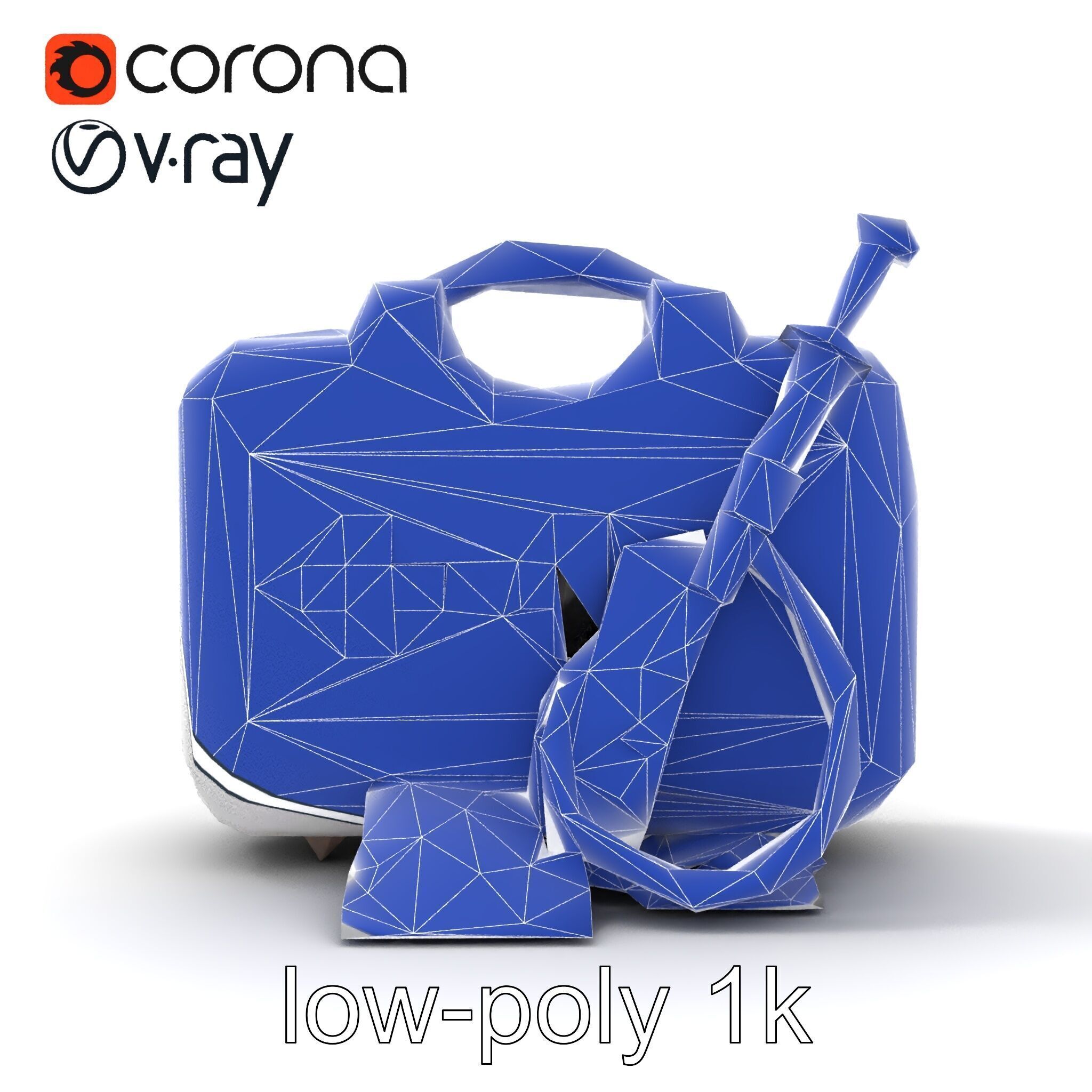 Toy Doctor Kit for Toddlers model pack Low-poly 3D model_22