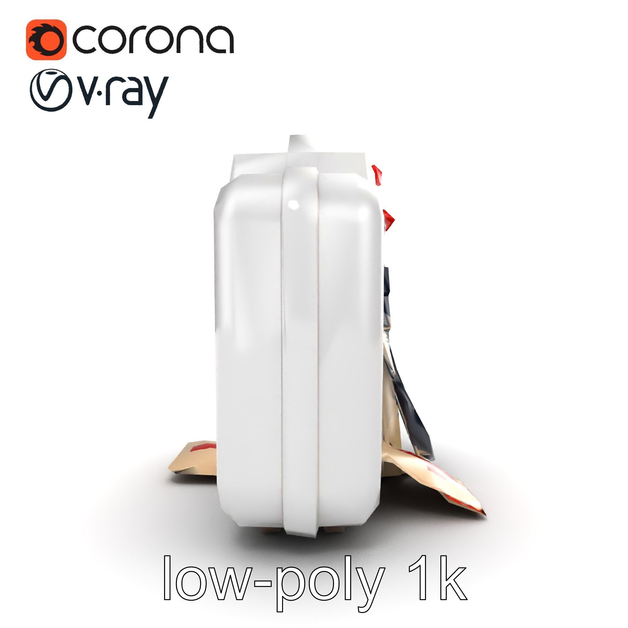 Toy Doctor Kit for Toddlers model pack Low-poly 3D model_26