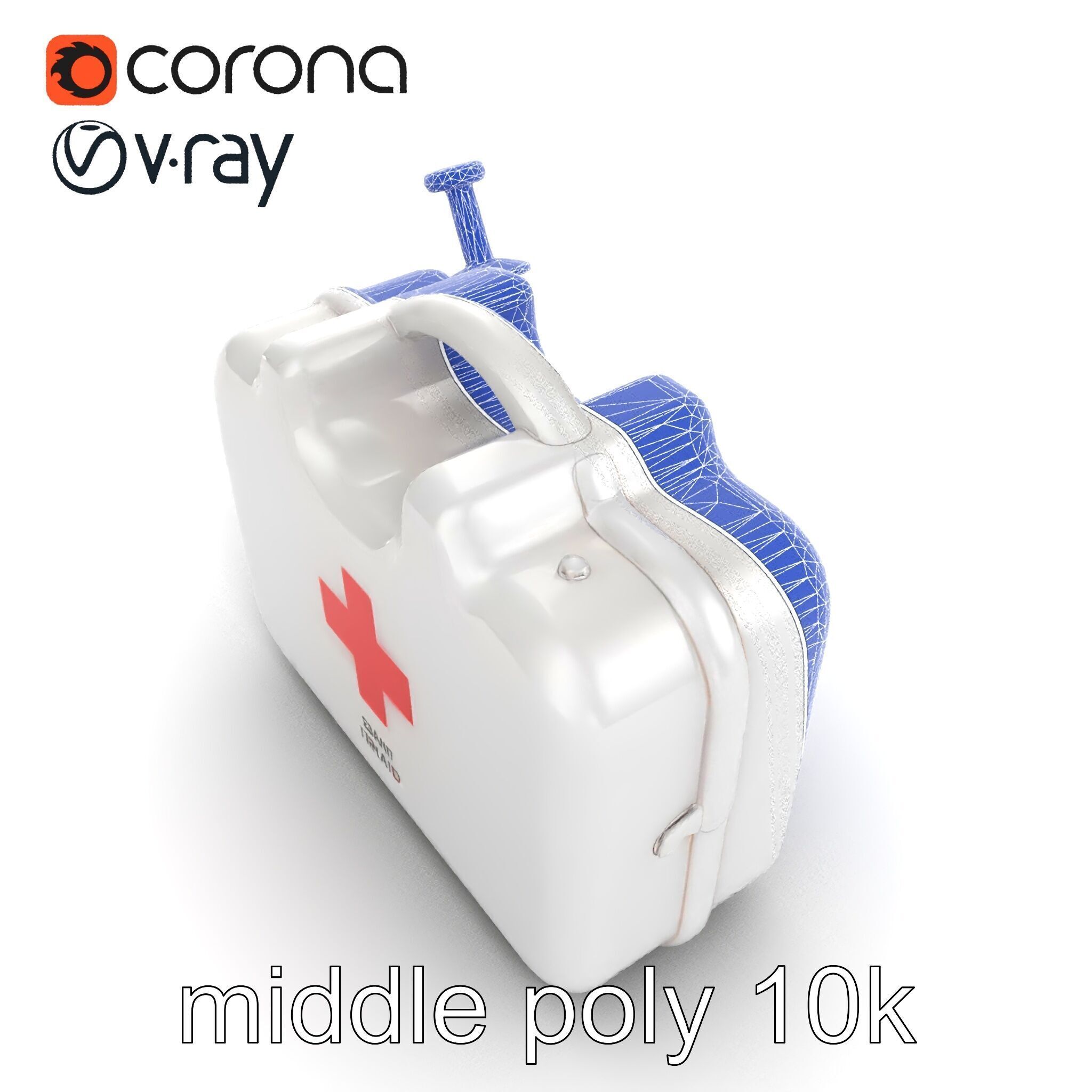 Toy Doctor Kit for Toddlers model pack Low-poly 3D model_18