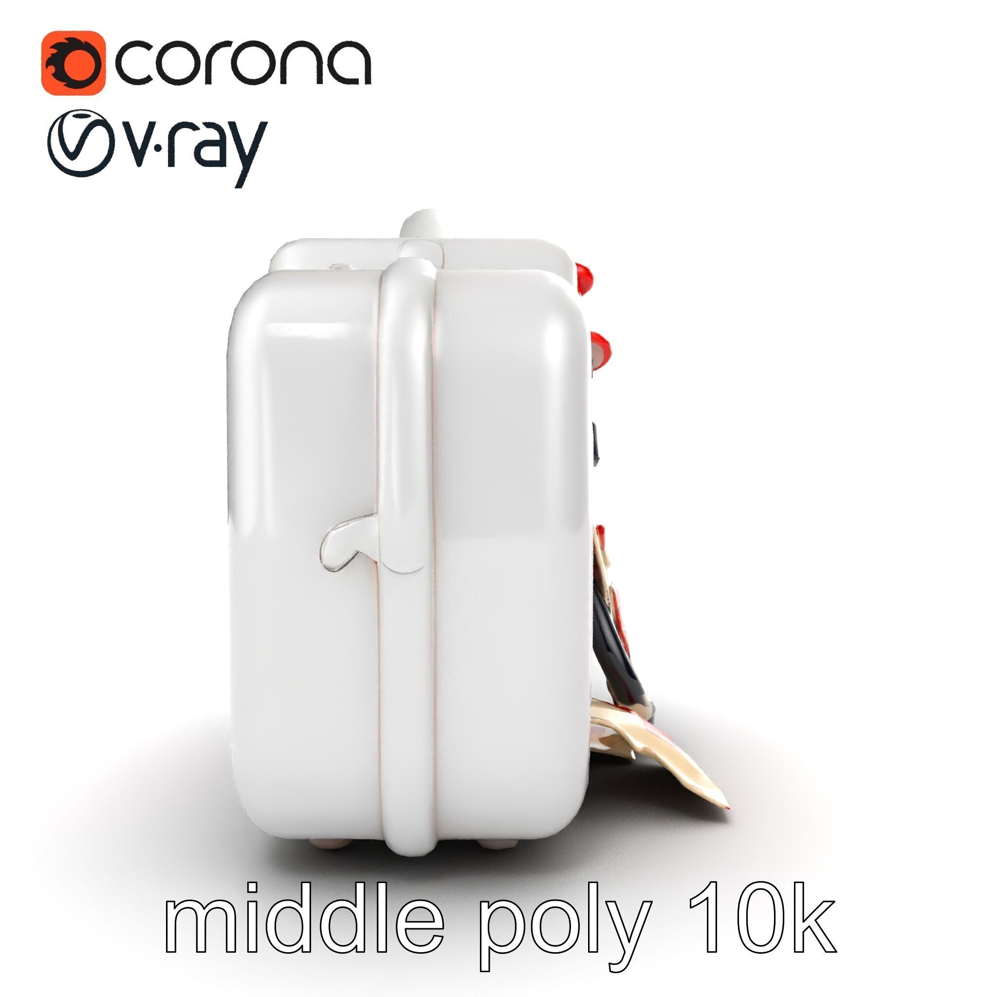 Toy Doctor Kit for Toddlers model pack Low-poly 3D model_23