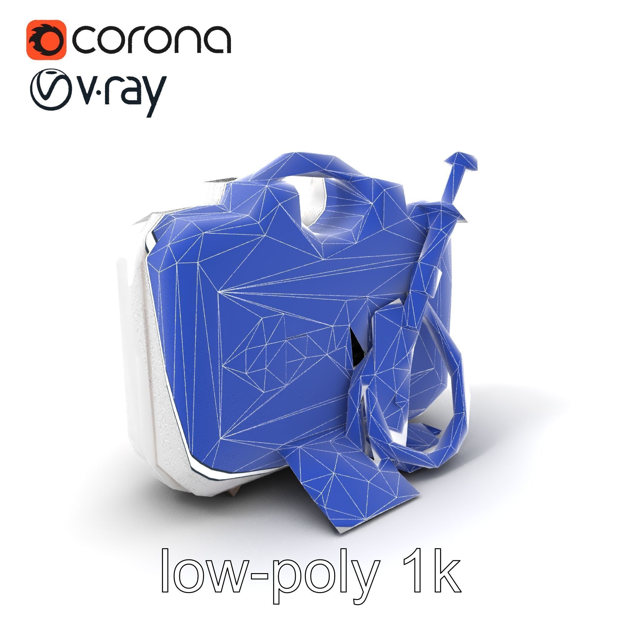 Toy Doctor Kit for Toddlers model pack Low-poly 3D model_7