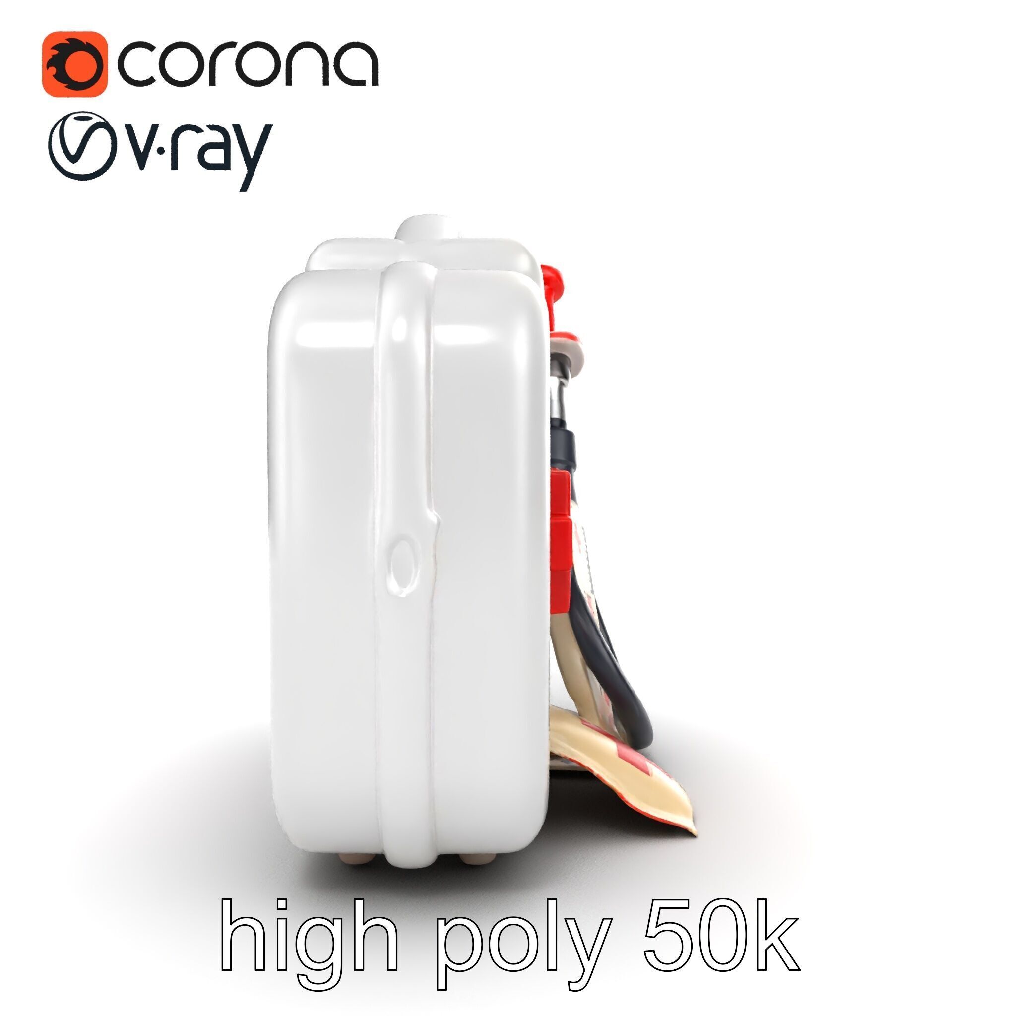 Toy Doctor Kit for Toddlers model pack Low-poly 3D model_19