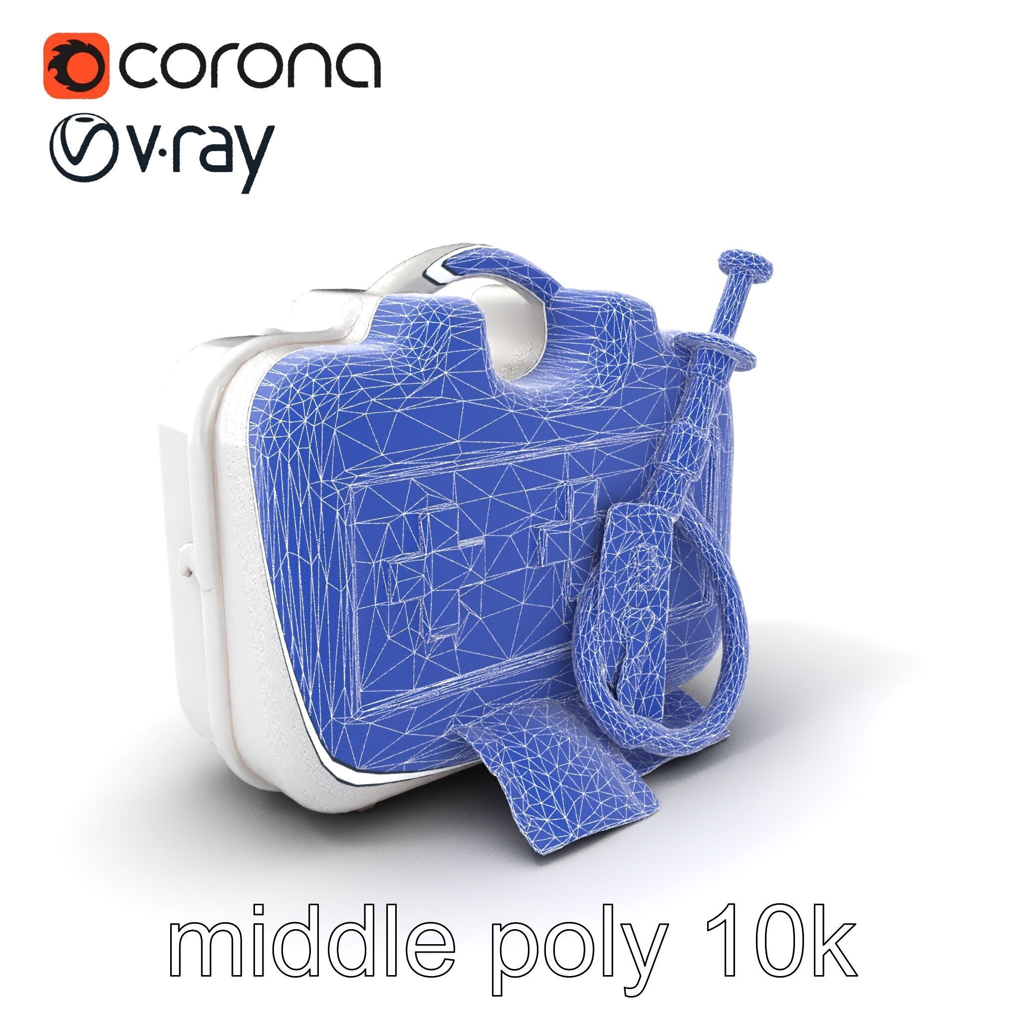 Toy Doctor Kit for Toddlers model pack Low-poly 3D model_6