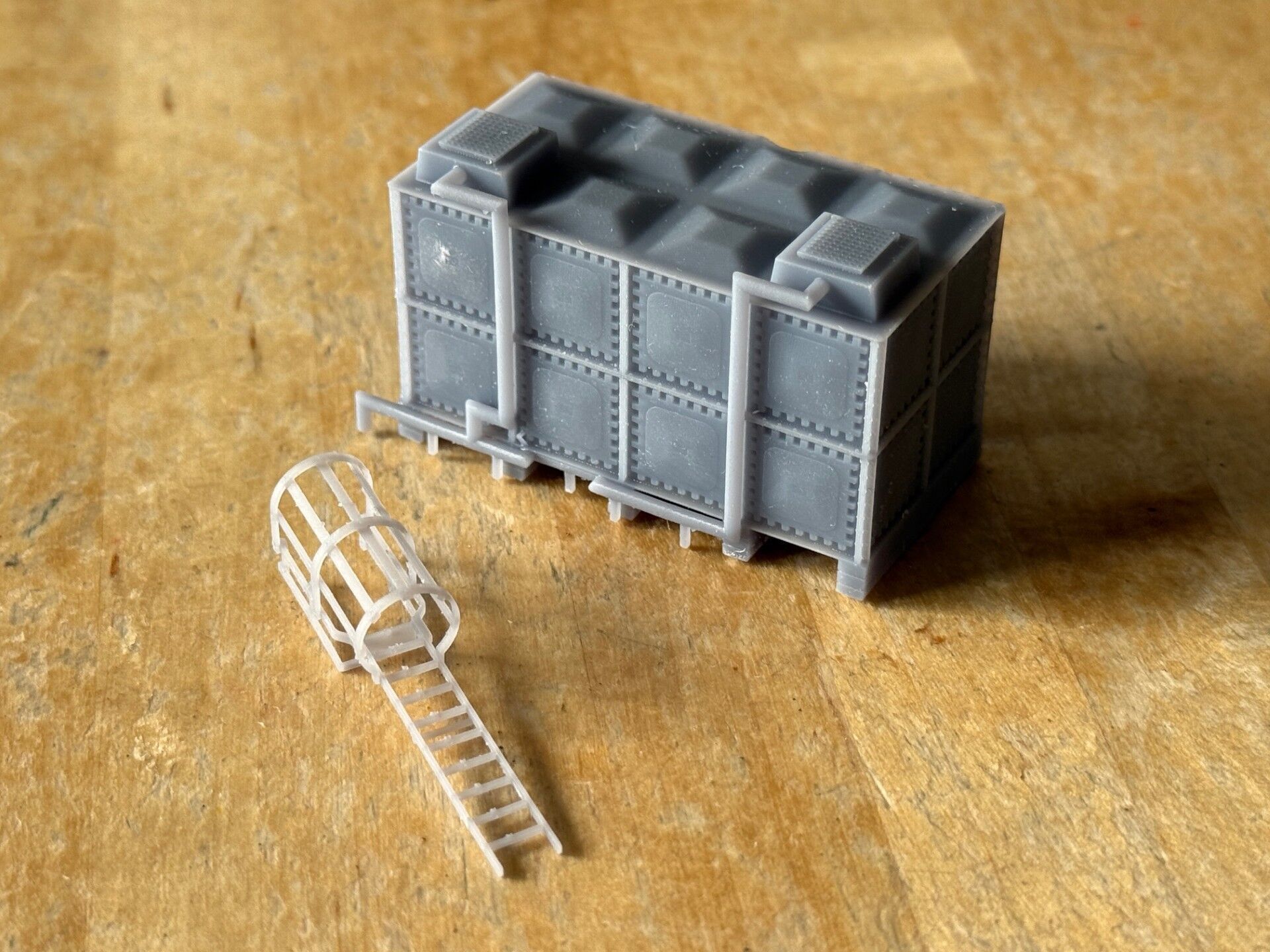Model Railway Modern Depot 16000 Litre Water Tank 3D print model_5
