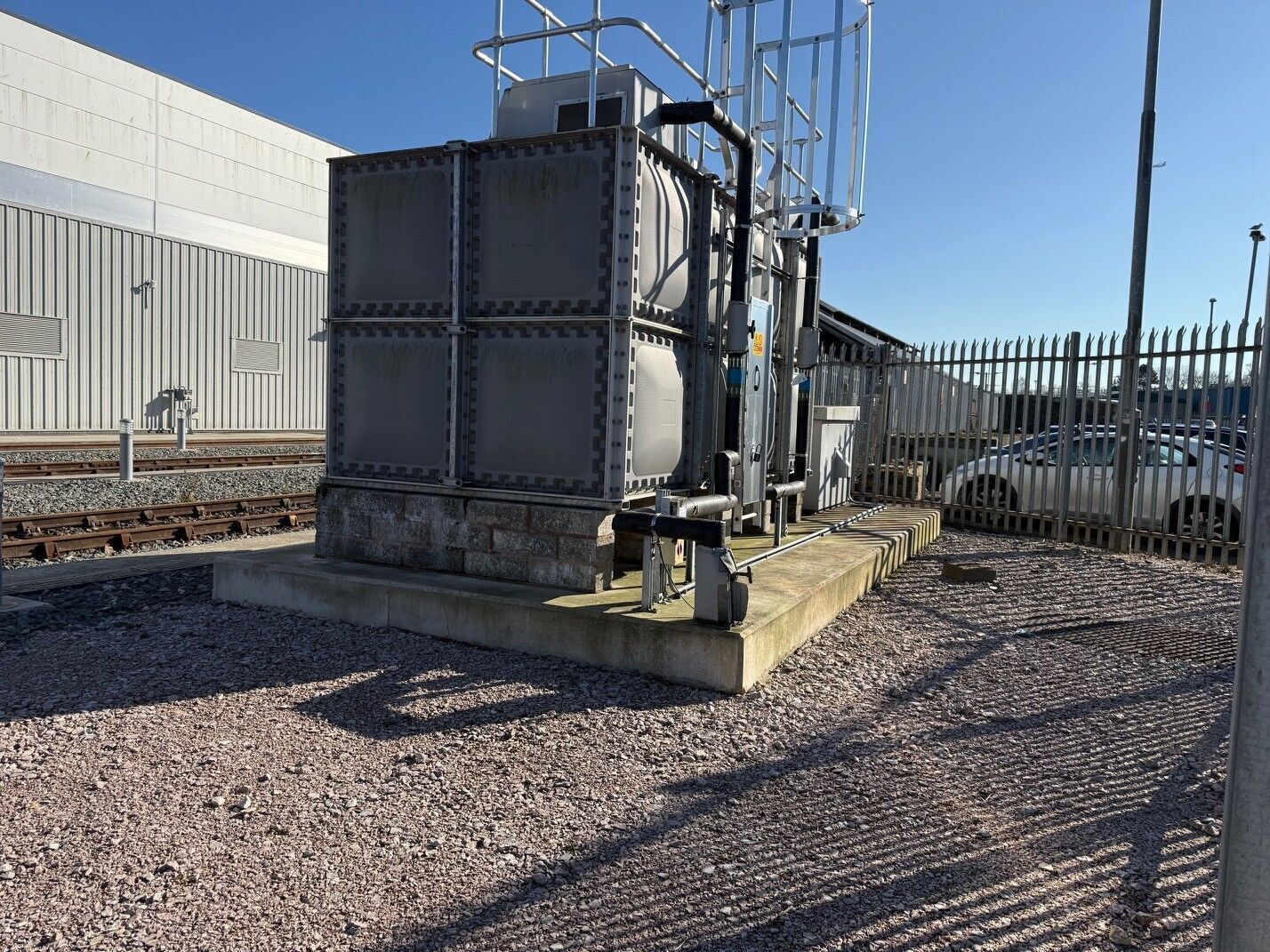 Model Railway Modern Depot 16000 Litre Water Tank 3D print model_16