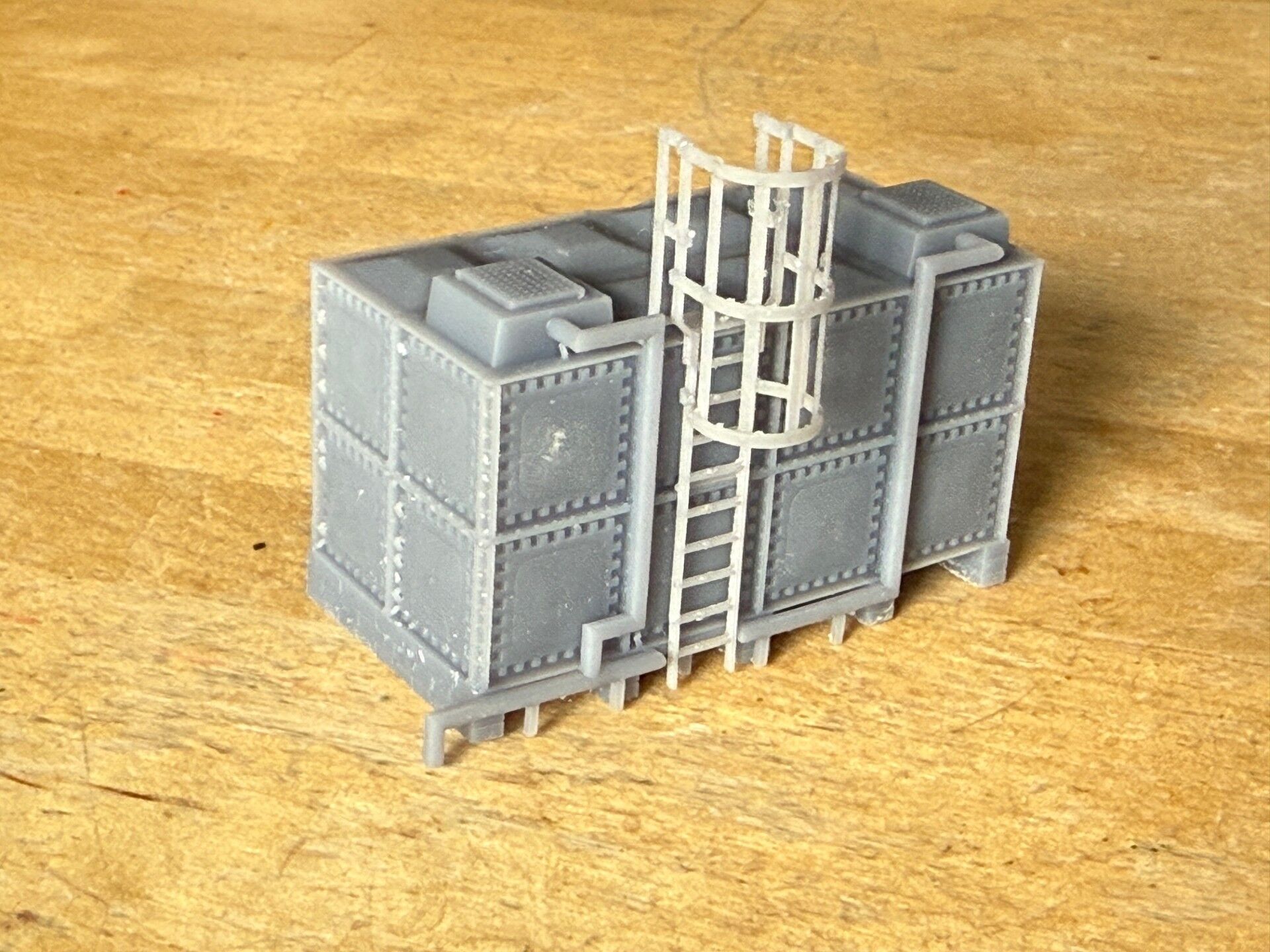 Model Railway Modern Depot 16000 Litre Water Tank 3D print model_4