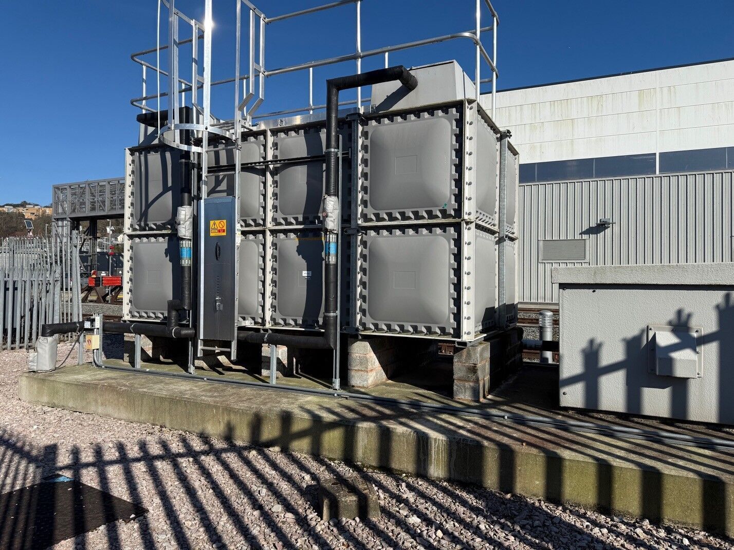 Model Railway Modern Depot 16000 Litre Water Tank 3D print model_15