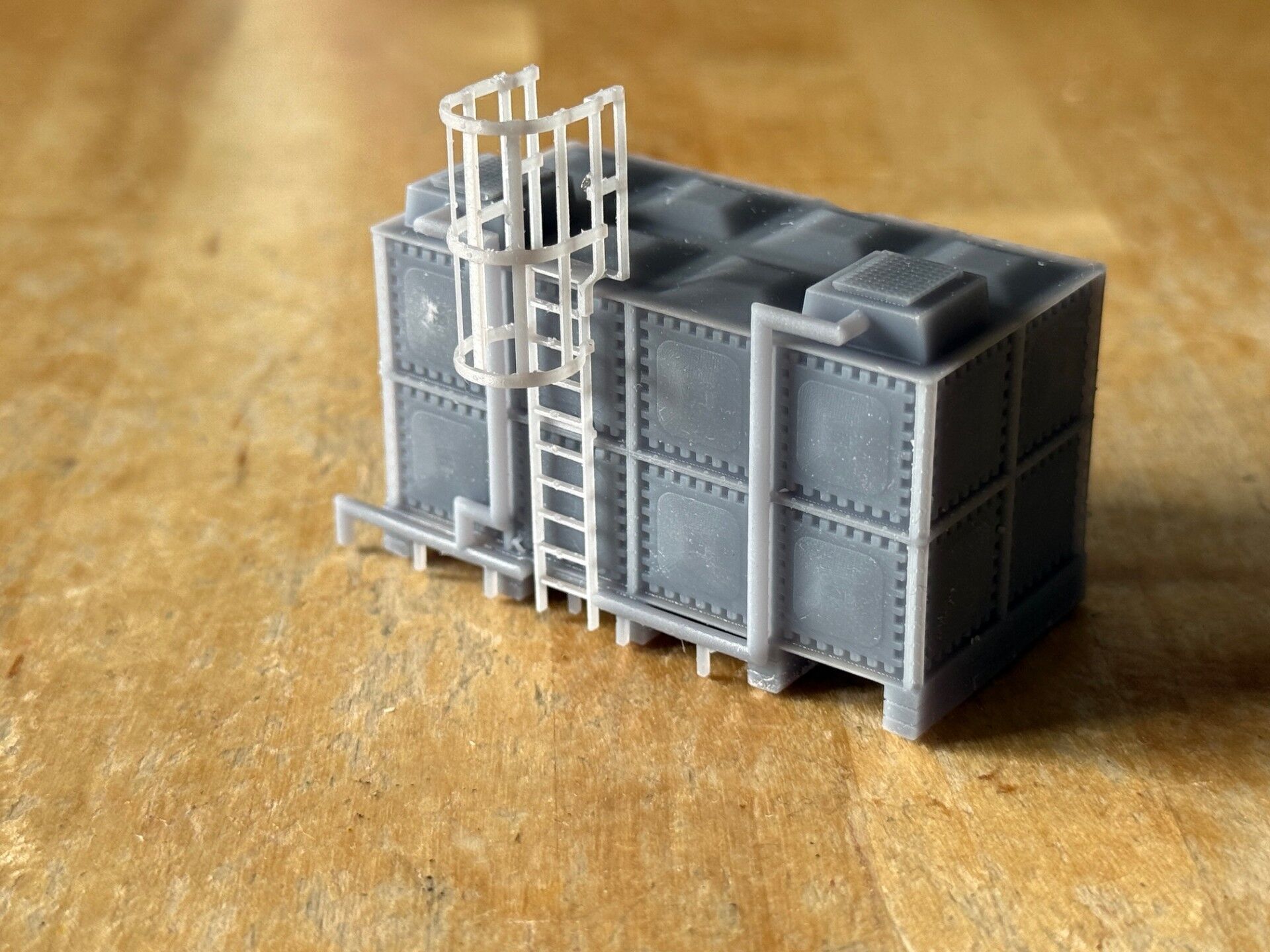 Model Railway Modern Depot 16000 Litre Water Tank 3D print model_1