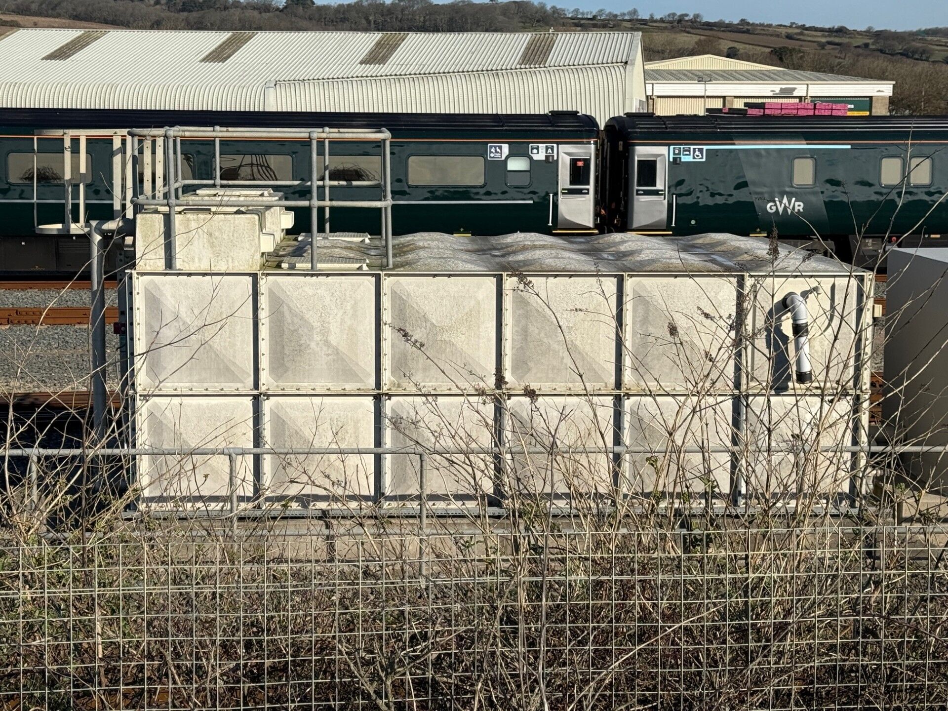 Model Railway Modern Depot 16000 Litre Water Tank 3D print model_19