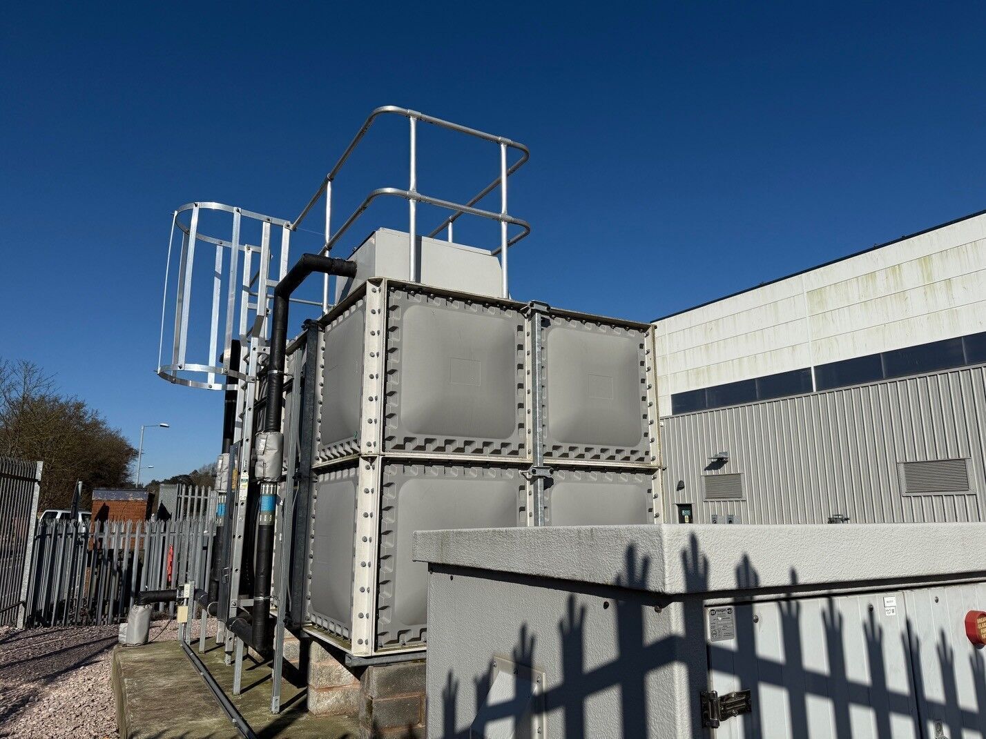 Model Railway Modern Depot 16000 Litre Water Tank 3D print model_17