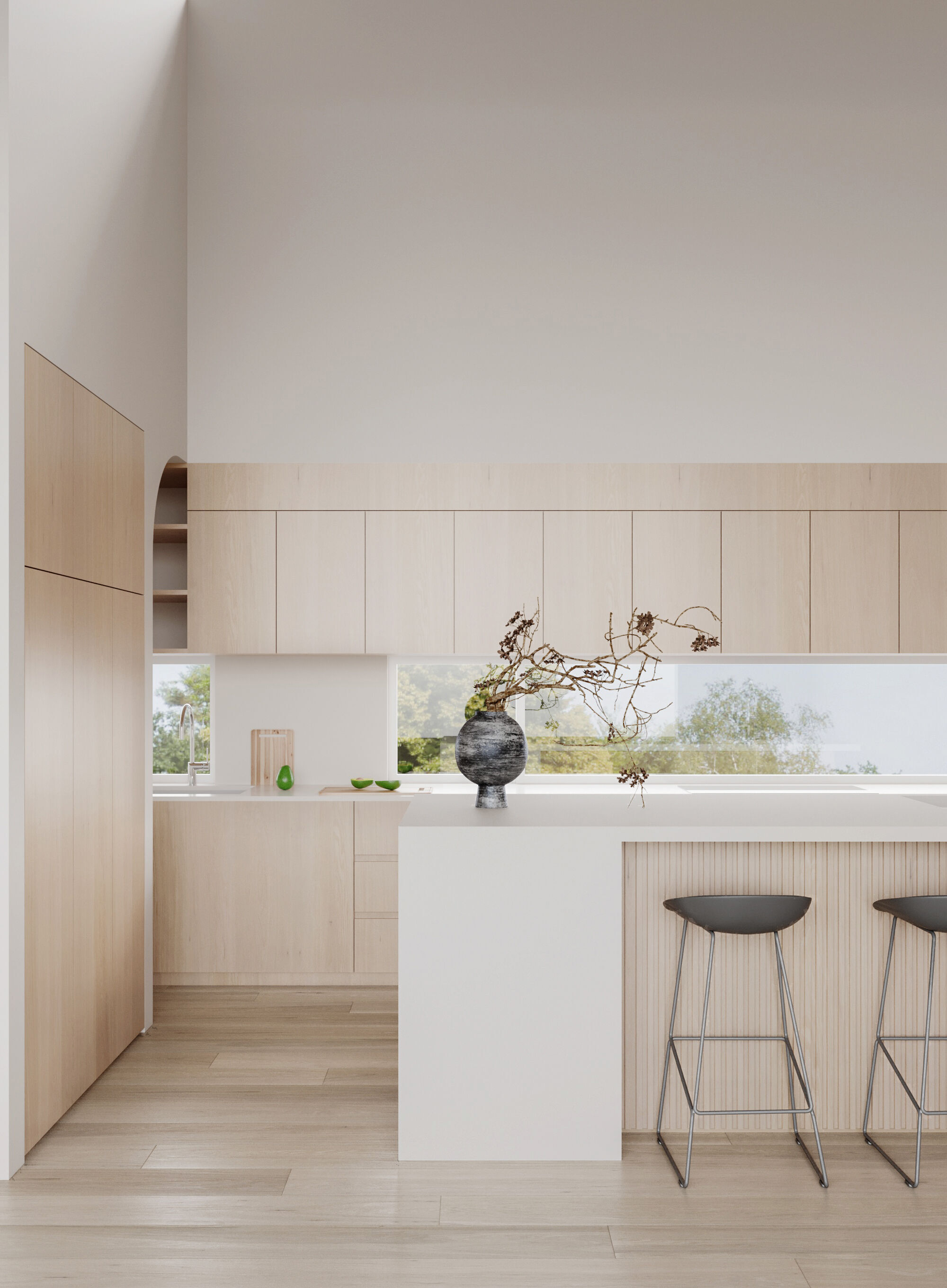 Modern Kitchen 3D model_1