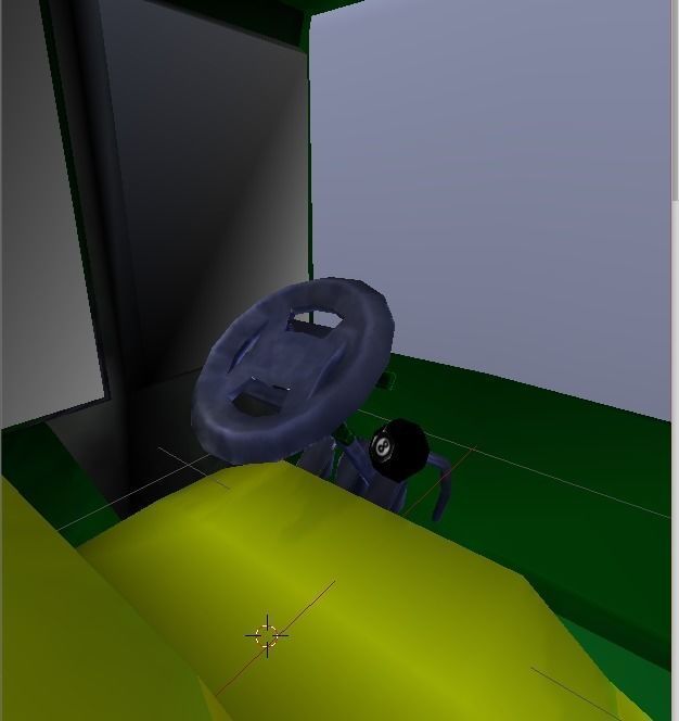 Low Poly Truck zombie Low-poly 3D model_9