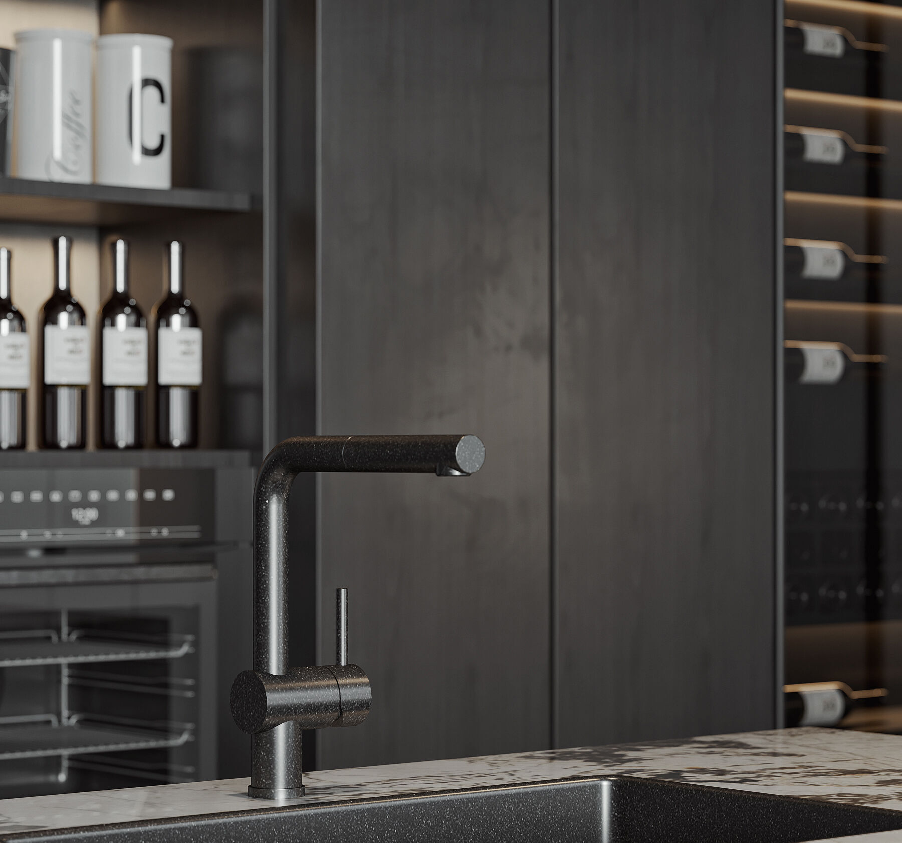 Modern Kitchen 3D model_2