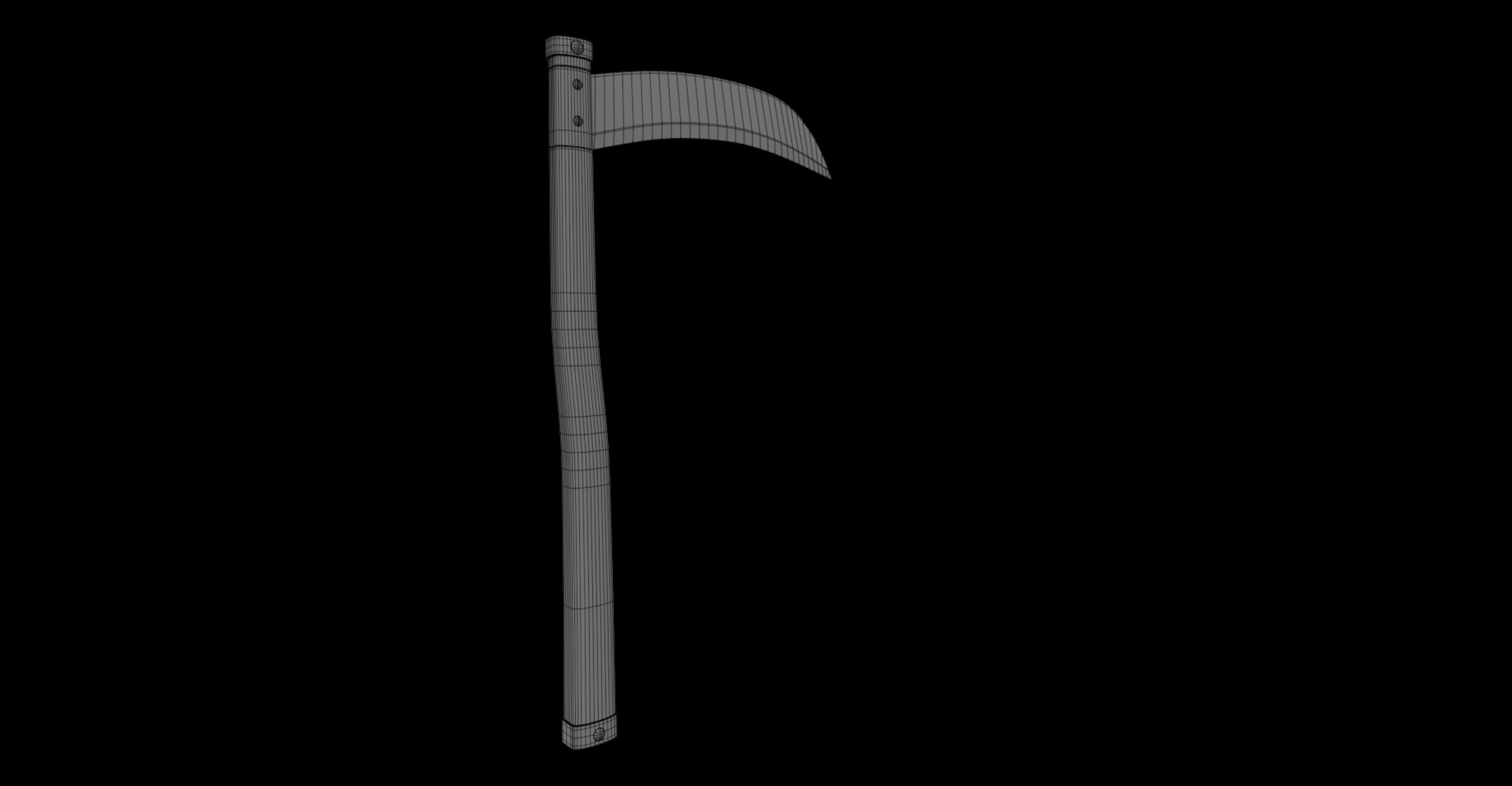 kama weapon 01  3D model_5