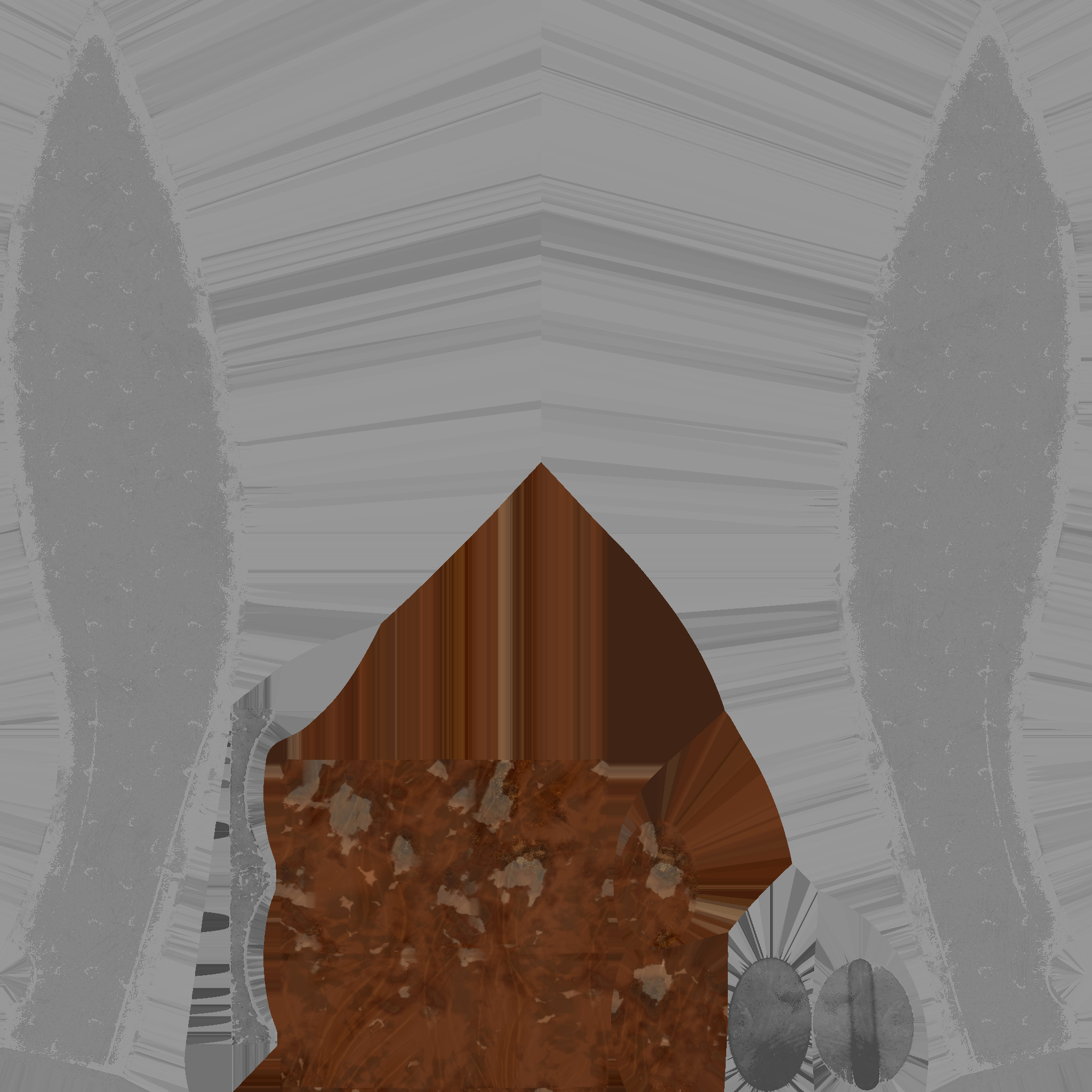 kukri knife 01  3D model_6