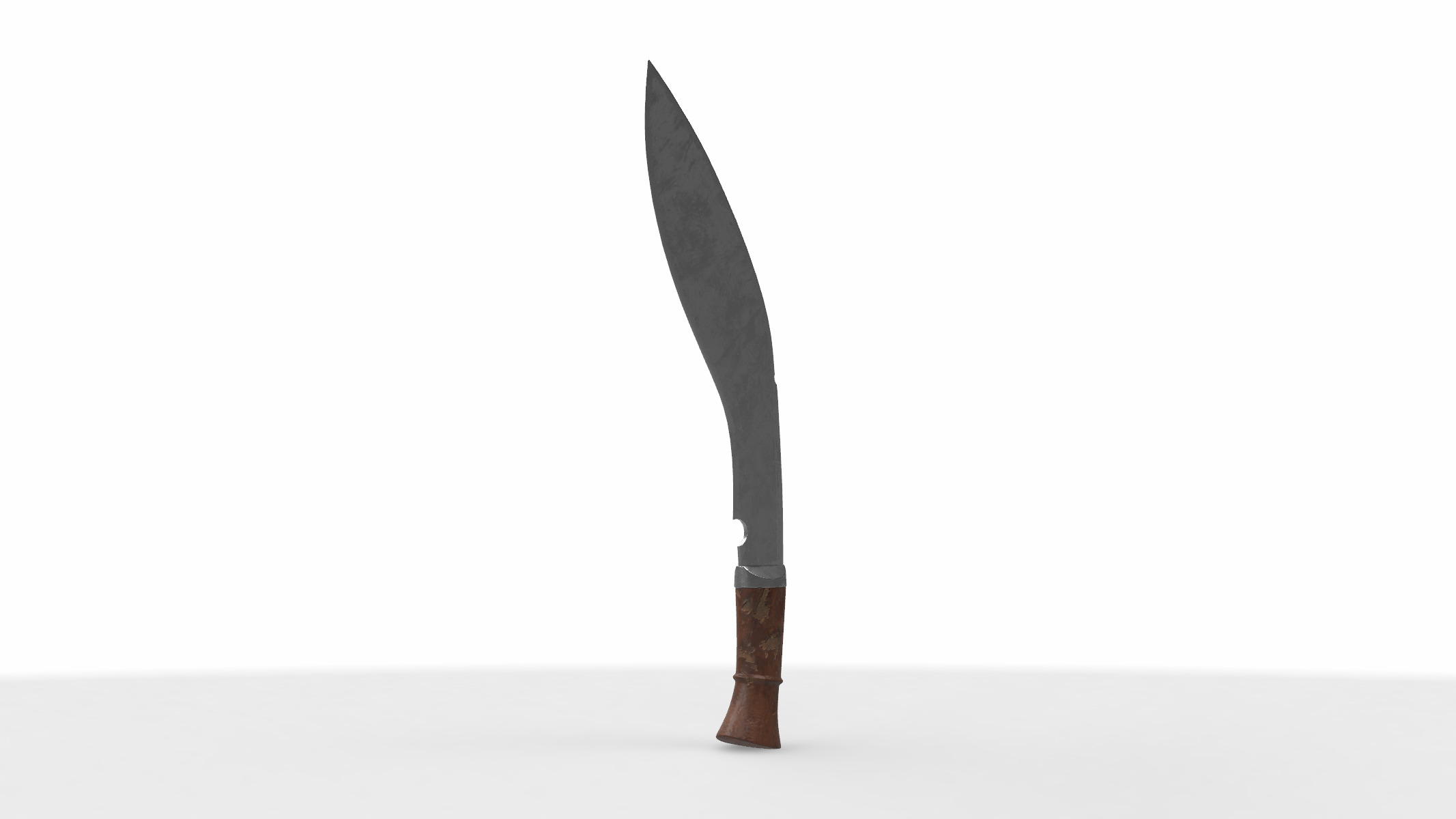 kukri knife 01  3D model_2