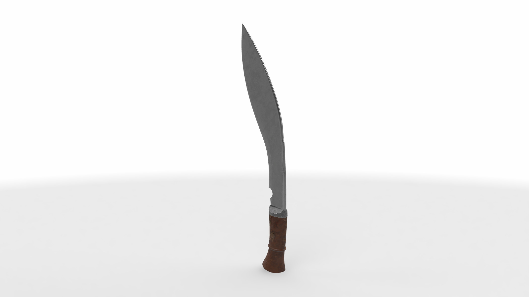 kukri knife 01  3D model_1