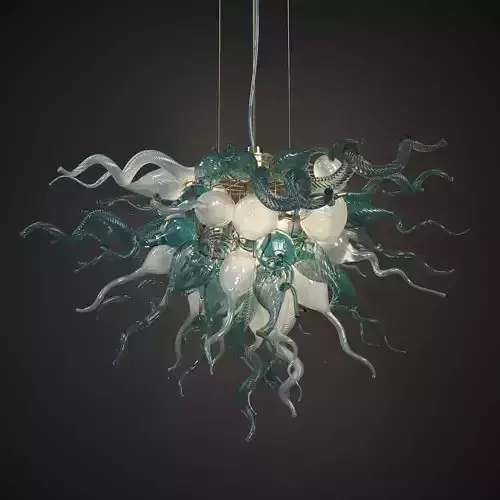 viz glass lulu chandelier