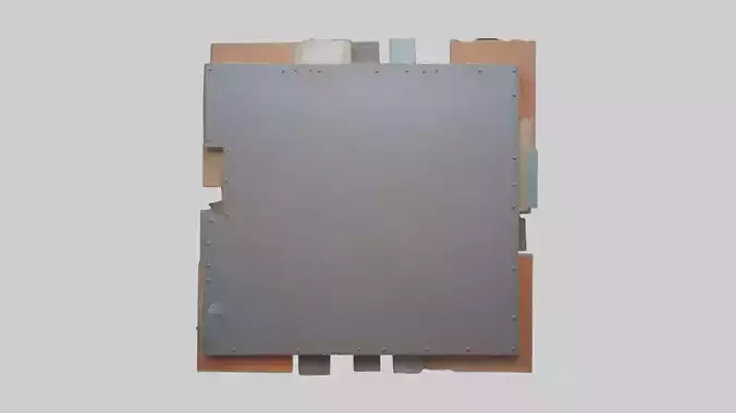 Repurposed Material Wall Art Low-poly 3D model