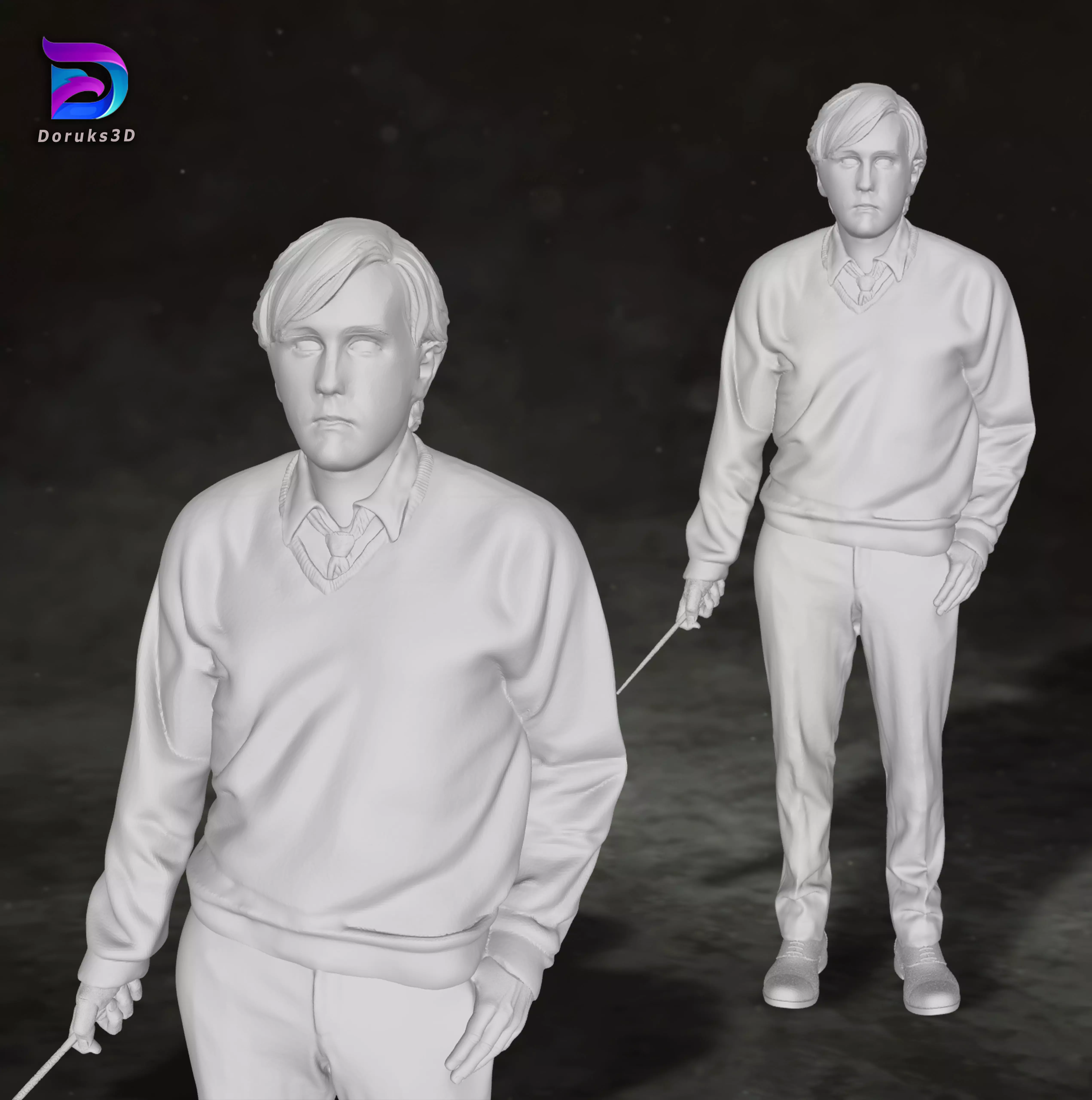 Neville Longbottom Harry Potter Action Figures Custom 3D print model_0