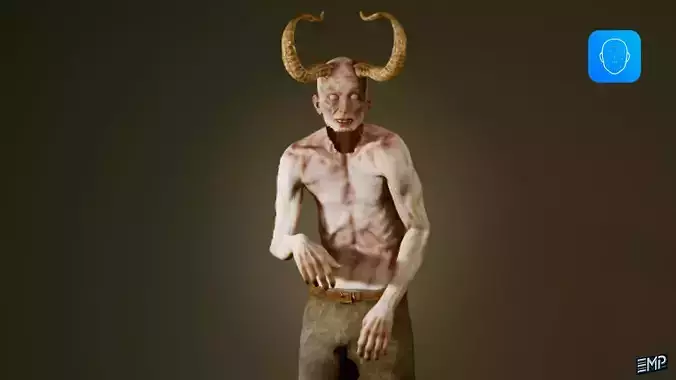 The Scary Demon game character for Horror games