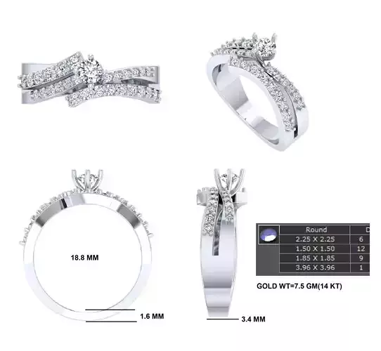  Ring Ready STL model for print