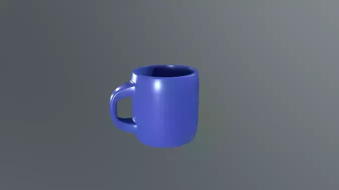 Blue cup
