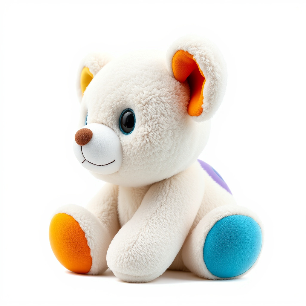 Huggable Plush Toy with Friendly Smile Model Pack Low-poly 3D model_3